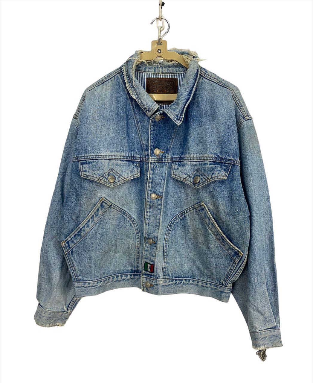 Big John × Vintage Vintage fiesta distressed denim jacket by big john Size US L / EU 52-54 / 3 - 1 Thumbnail