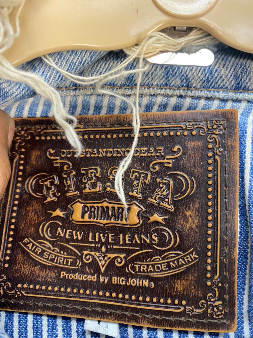Big John × Vintage Vintage fiesta distressed denim jacket by big john Size US L / EU 52-54 / 3 - 3 Thumbnail