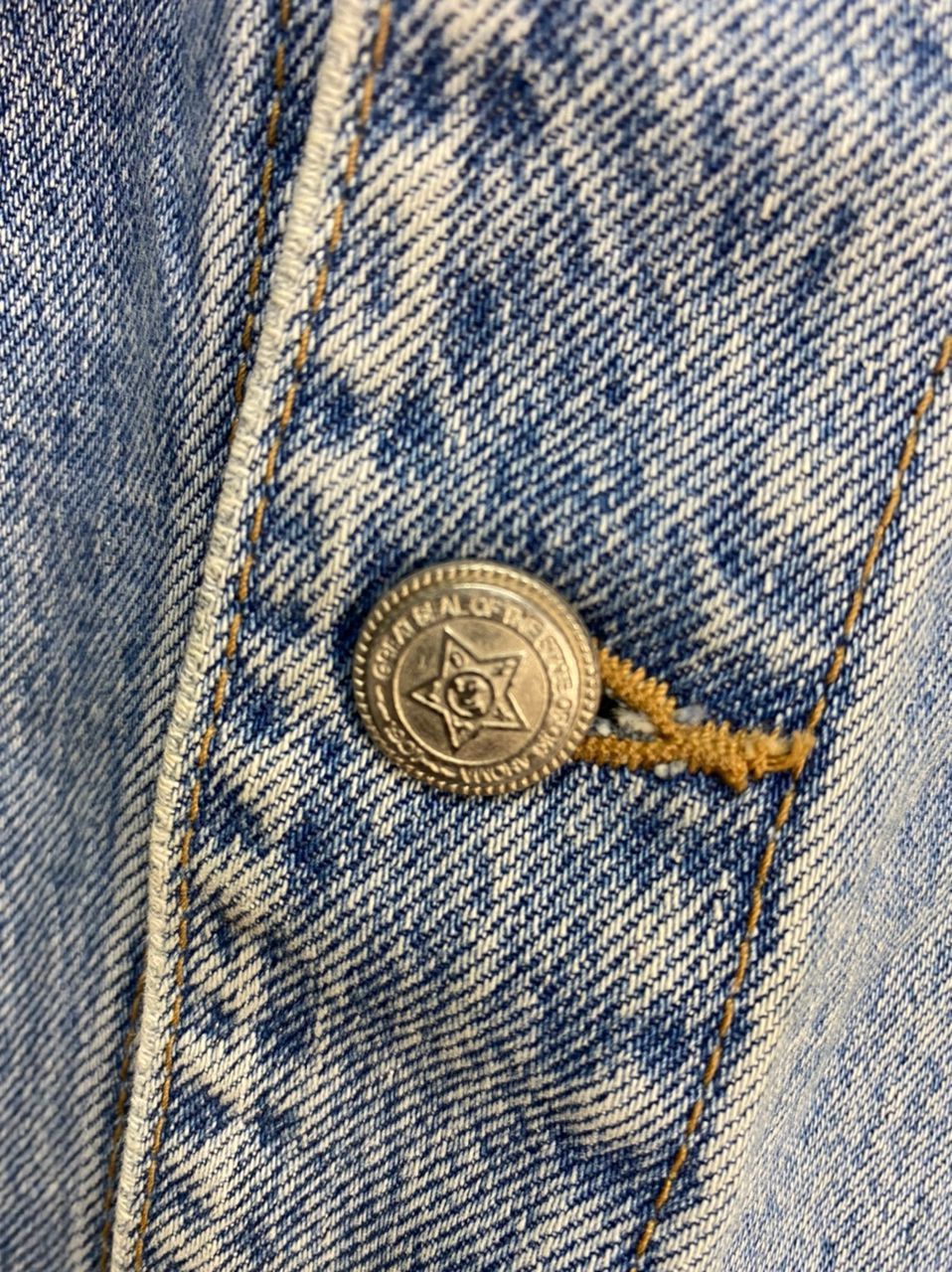Big John × Vintage Vintage fiesta distressed denim jacket by big john Size US L / EU 52-54 / 3 - 7 Thumbnail