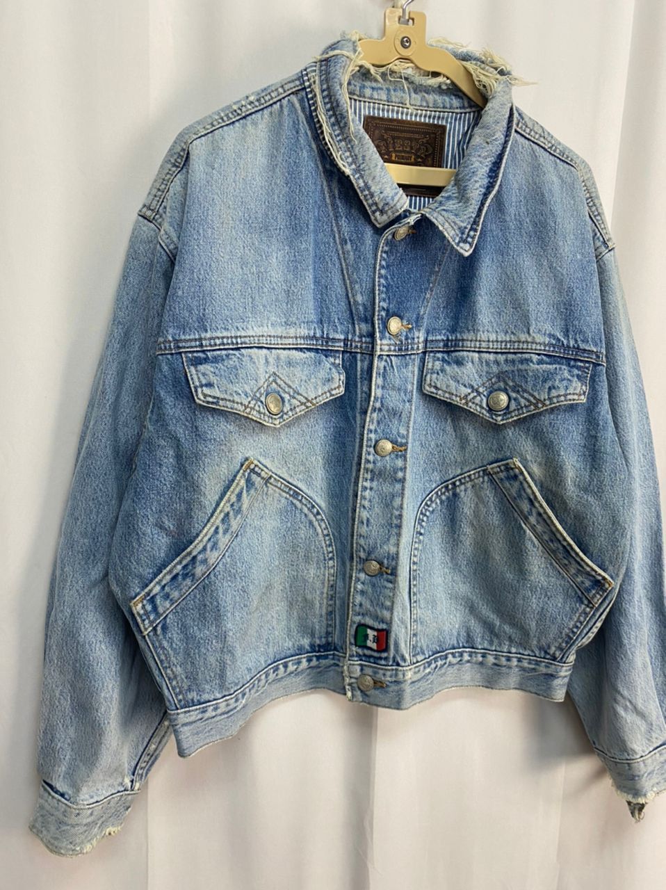 Big John × Vintage Vintage fiesta distressed denim jacket by big john Size US L / EU 52-54 / 3 - 5 Thumbnail