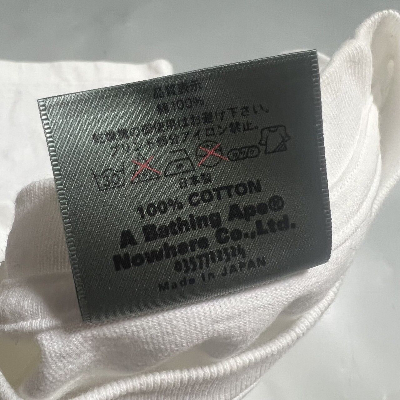 Bape BAPE APE HEAD White TEE Size US M / EU 48-50 / 2 - 4 Thumbnail