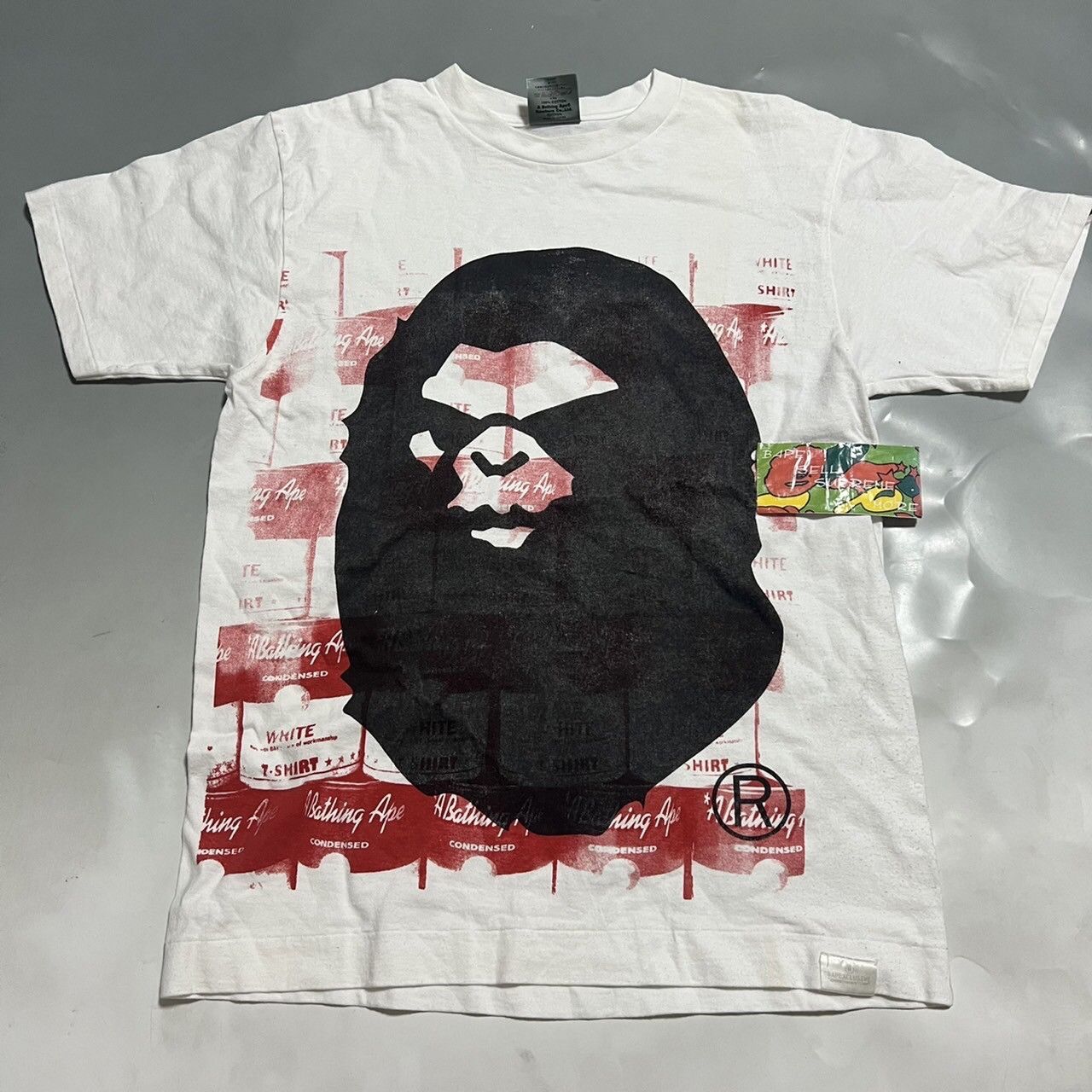 BAPE APE HEAD White TEE