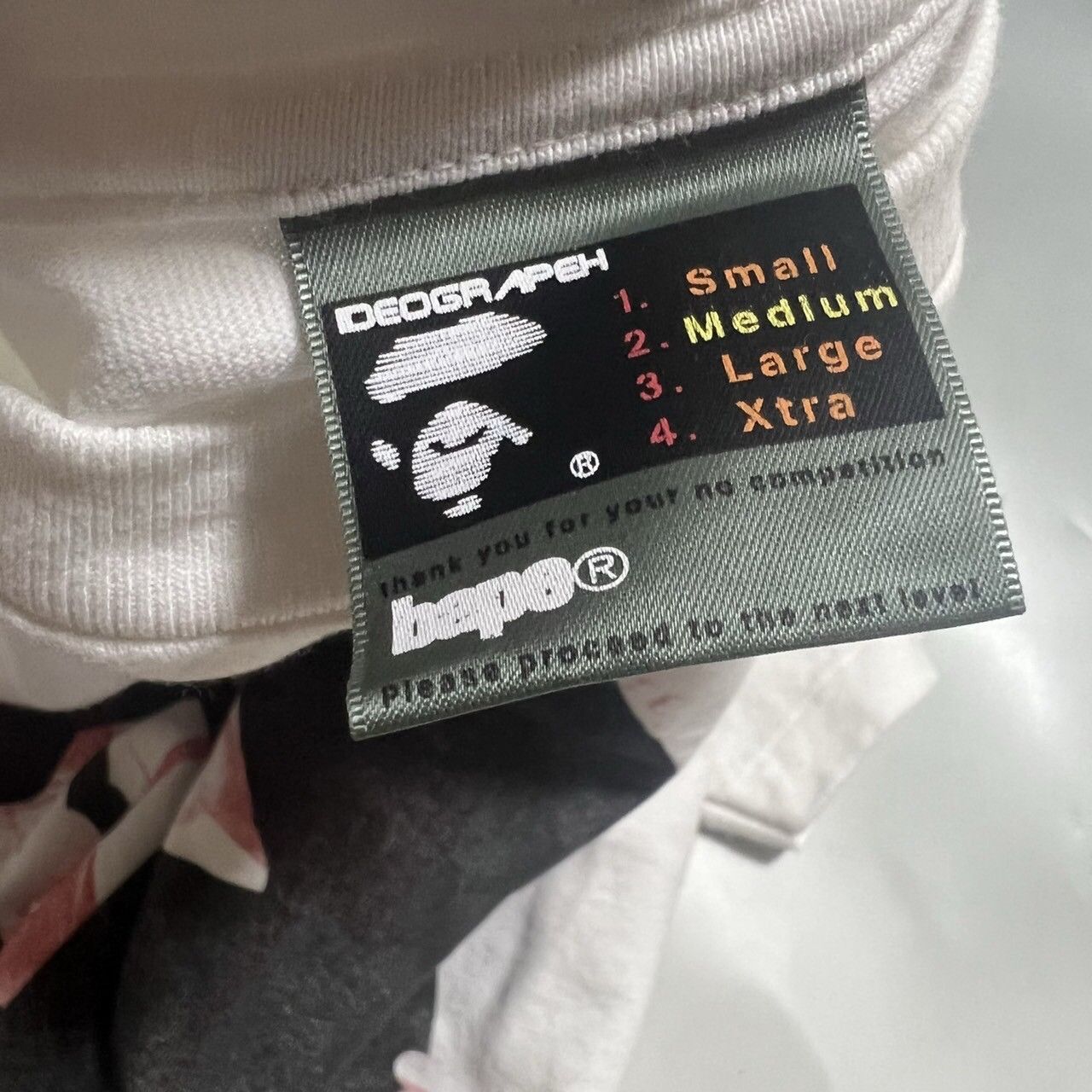 Bape BAPE APE HEAD White TEE Size US M / EU 48-50 / 2 - 3 Thumbnail