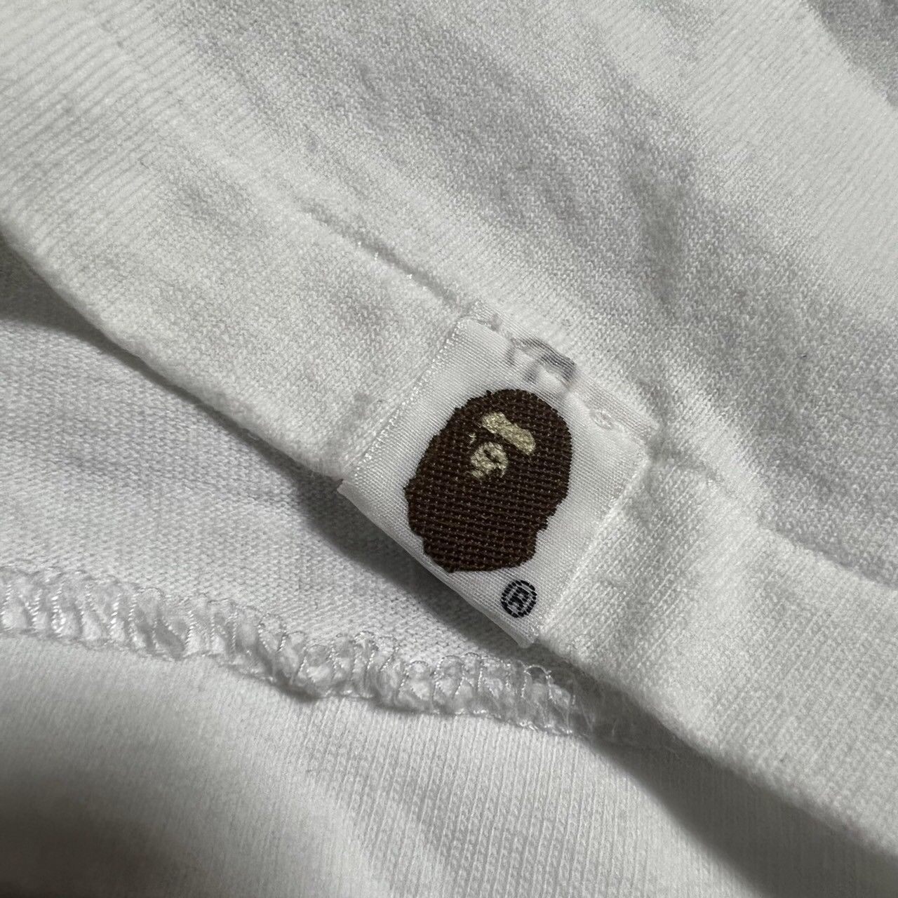 Bape BAPE APE HEAD White TEE Size US M / EU 48-50 / 2 - 2 Thumbnail