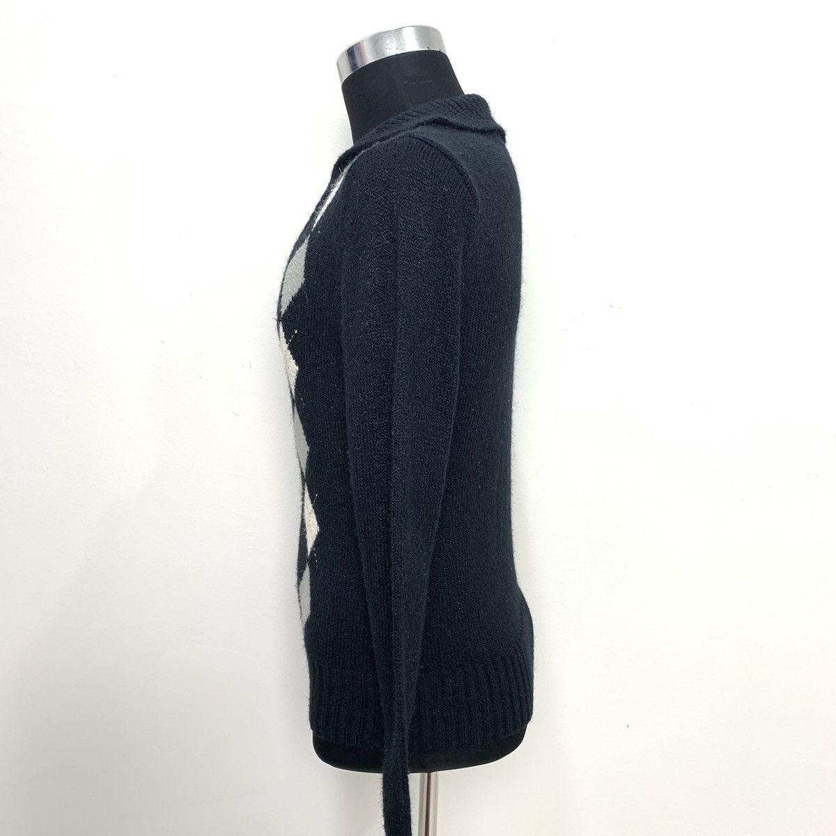 Jeremy Argyle × Lyle & Scott LYLE&SCOTT Argyle Intarsia Native Knitwear Pullover Sweater Size US M / EU 48-50 / 2 - 14 Thumbnail