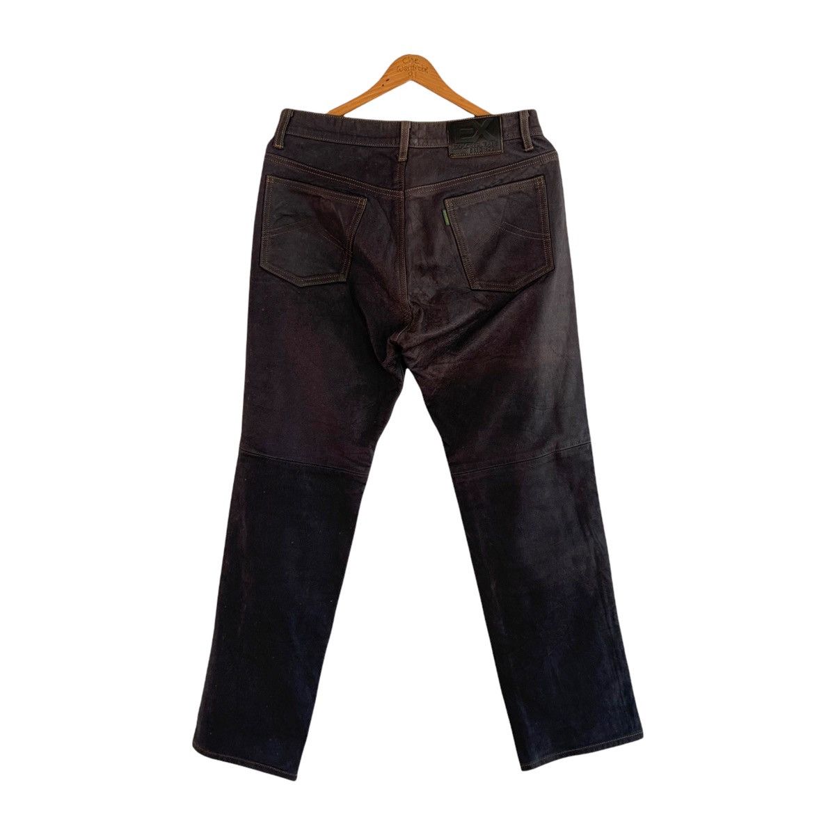 Japanese Brand × Leather Explorer Jeans Leather Pant Size US 30 / EU 46 - 1 Thumbnail