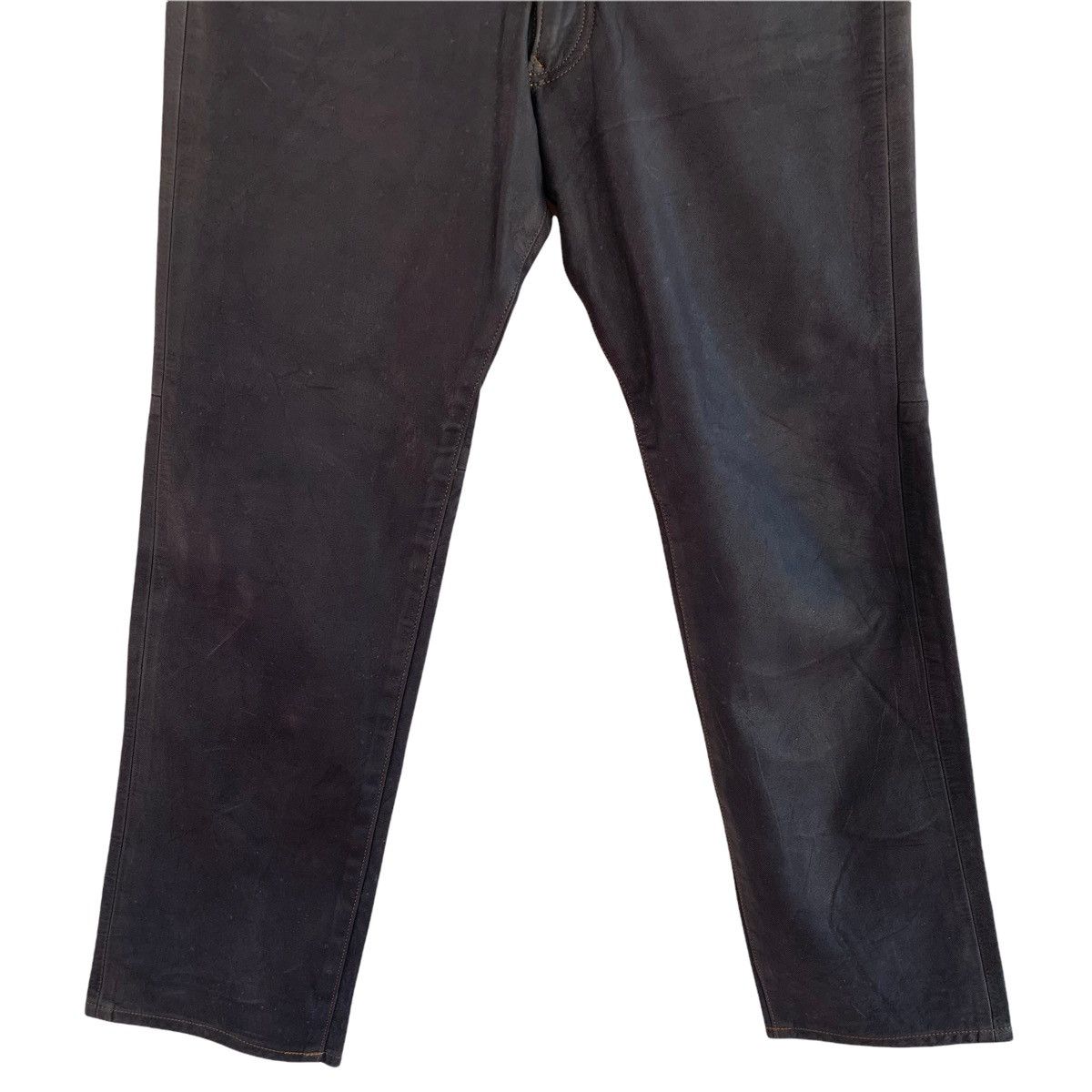 Japanese Brand × Leather Explorer Jeans Leather Pant Size US 30 / EU 46 - 4 Thumbnail