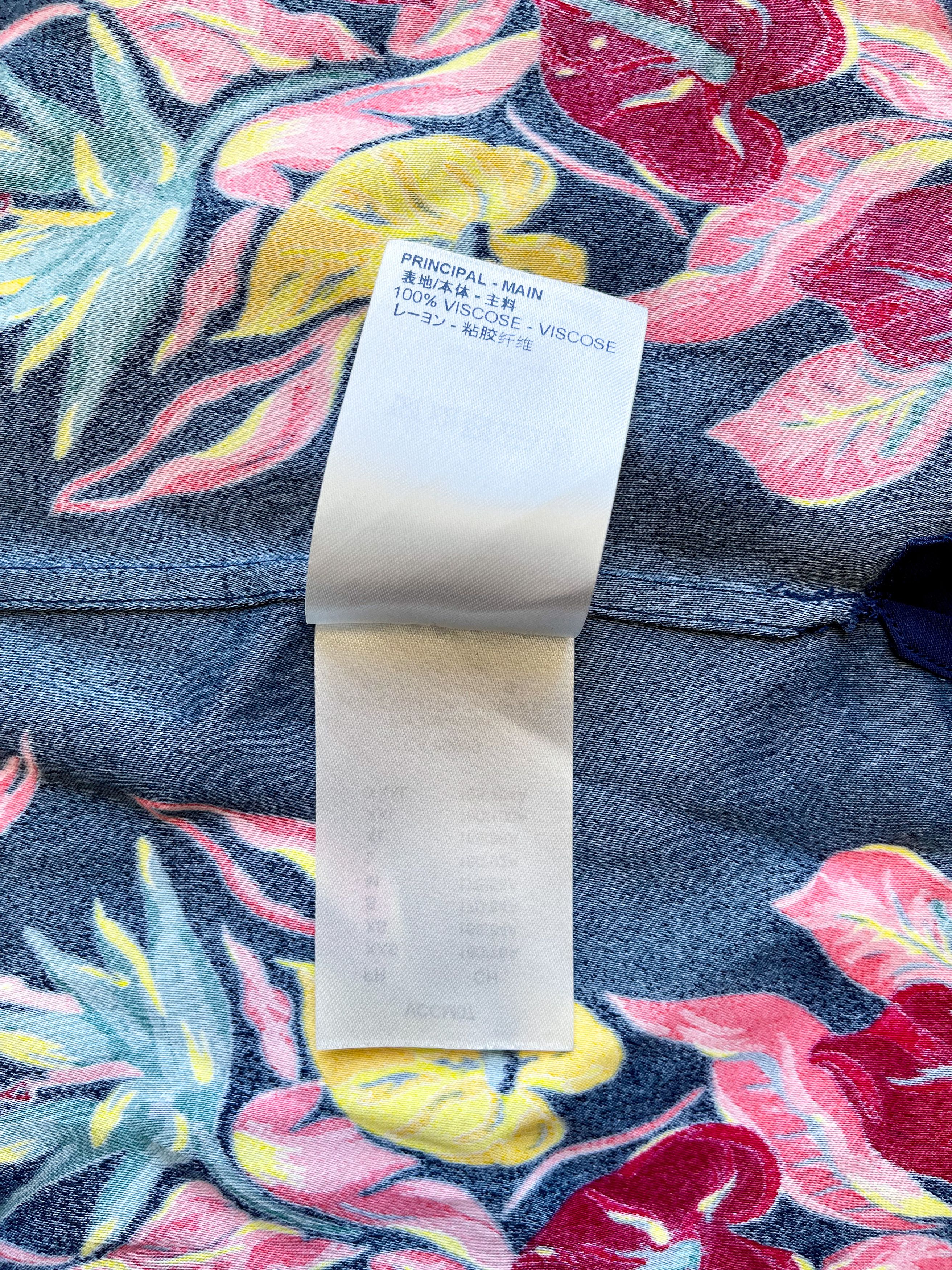 Louis Vuitton Louis Vuitton Floral Button Up Shirt Size US S / EU 44-46 / 1 - 5 Thumbnail