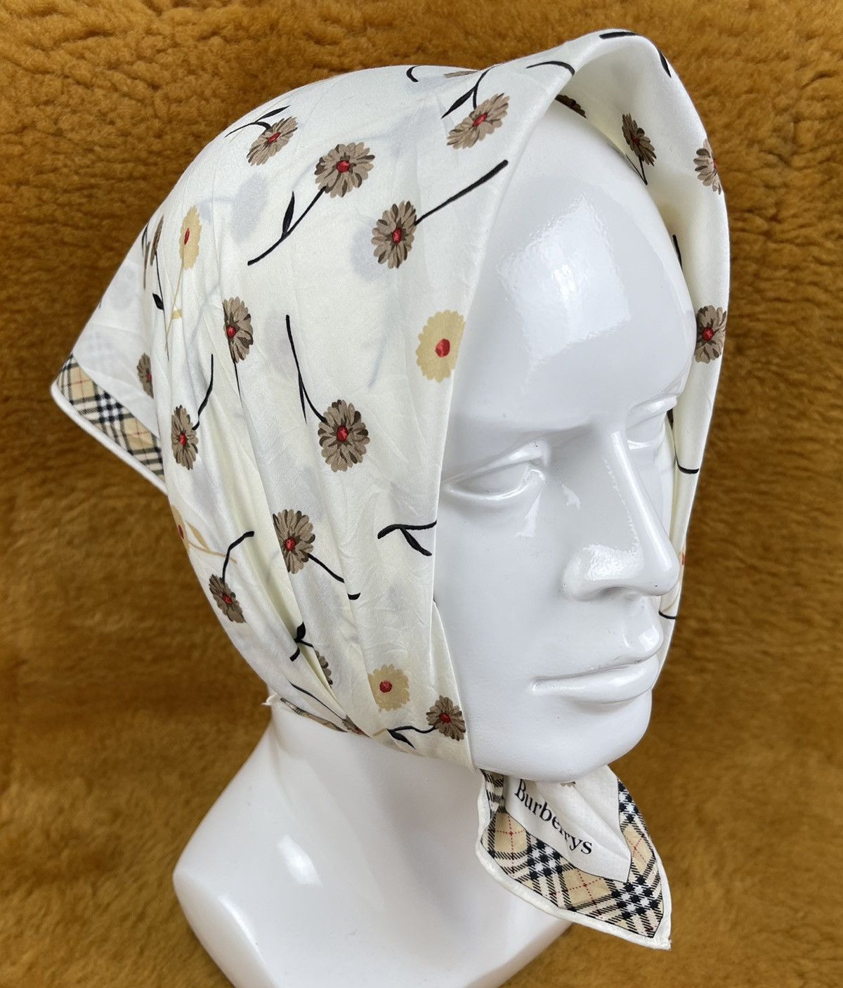 Burberry × Vintage vintage burberry bandana handkerchief neckerchief HC0620 Size ONE SIZE - 1 Thumbnail