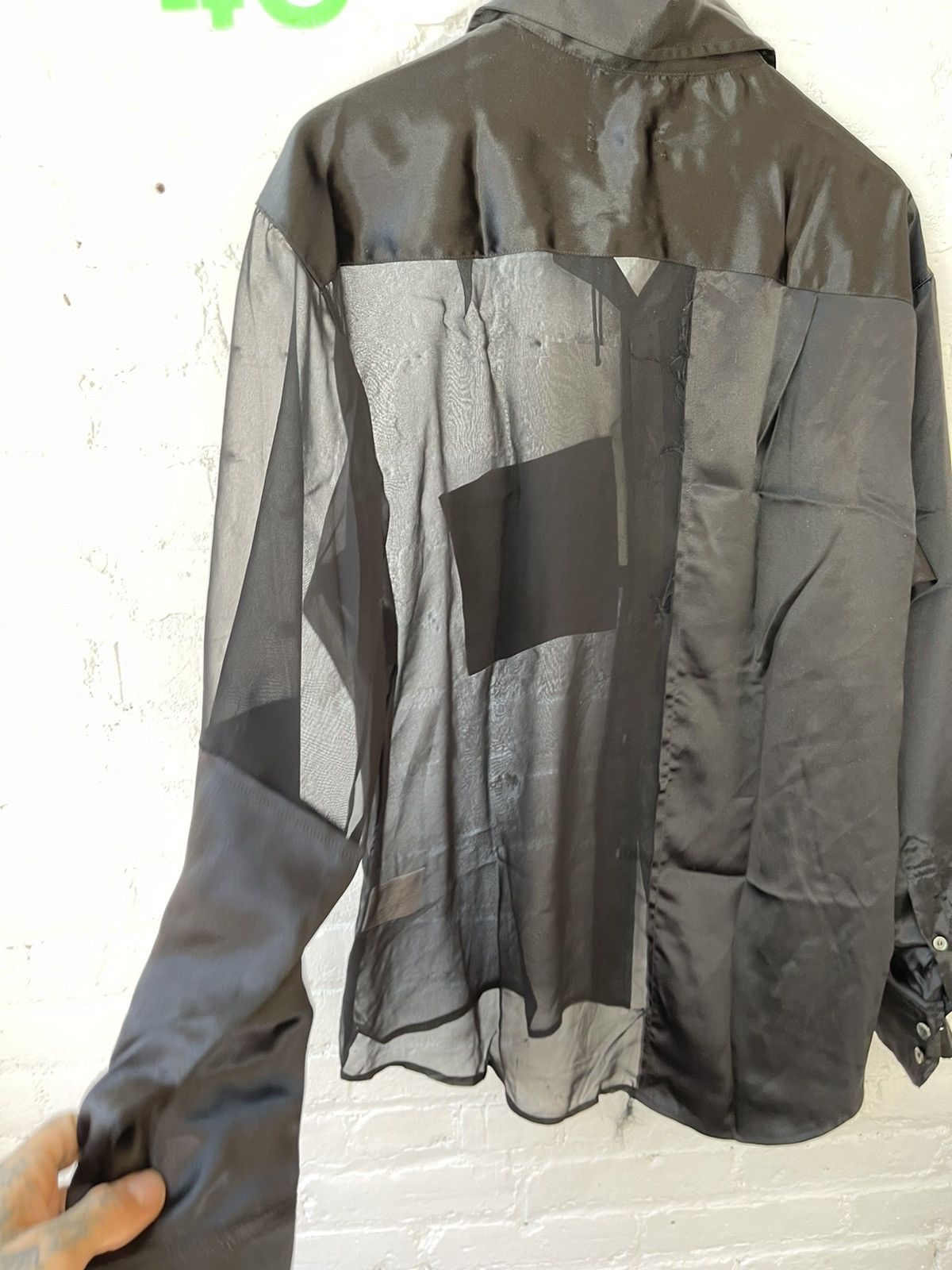 Enfants Riches Deprimes ERD 100% SILK SHEER SHIRT NEW SEXY Size US L / EU 52-54 / 3 - 1 Thumbnail