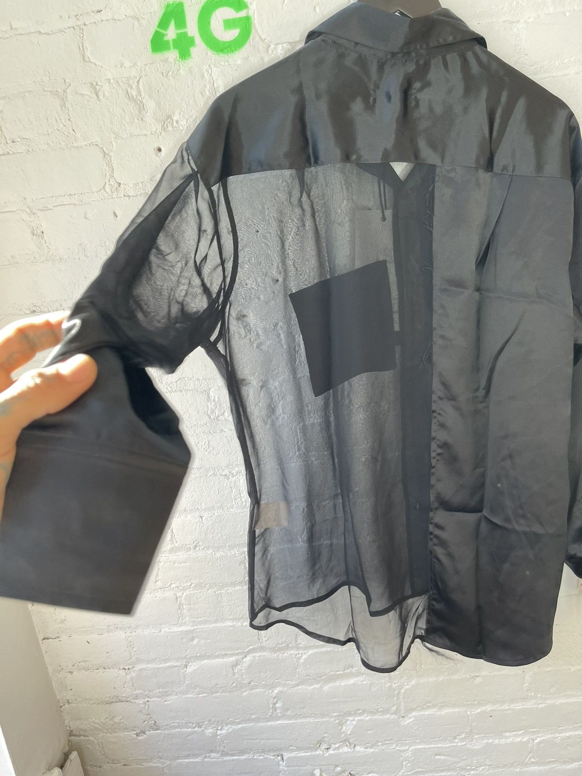 Enfants Riches Deprimes ERD 100% SILK SHEER SHIRT NEW SEXY Size US L / EU 52-54 / 3 - 2 Thumbnail