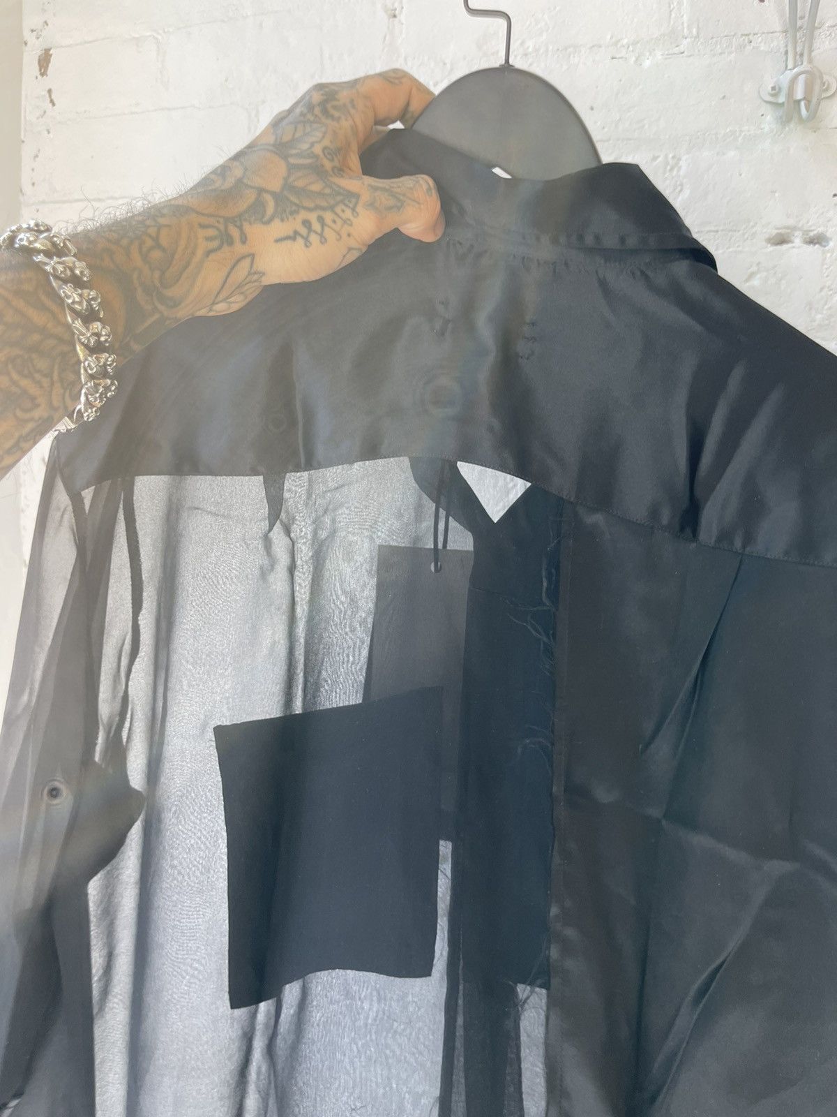 Enfants Riches Deprimes ERD 100% SILK SHEER SHIRT NEW SEXY Size US L / EU 52-54 / 3 - 3 Thumbnail