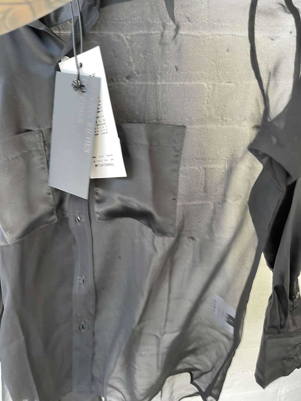 Enfants Riches Deprimes ERD 100% SILK SHEER SHIRT NEW SEXY Size US L / EU 52-54 / 3 - 10 Thumbnail