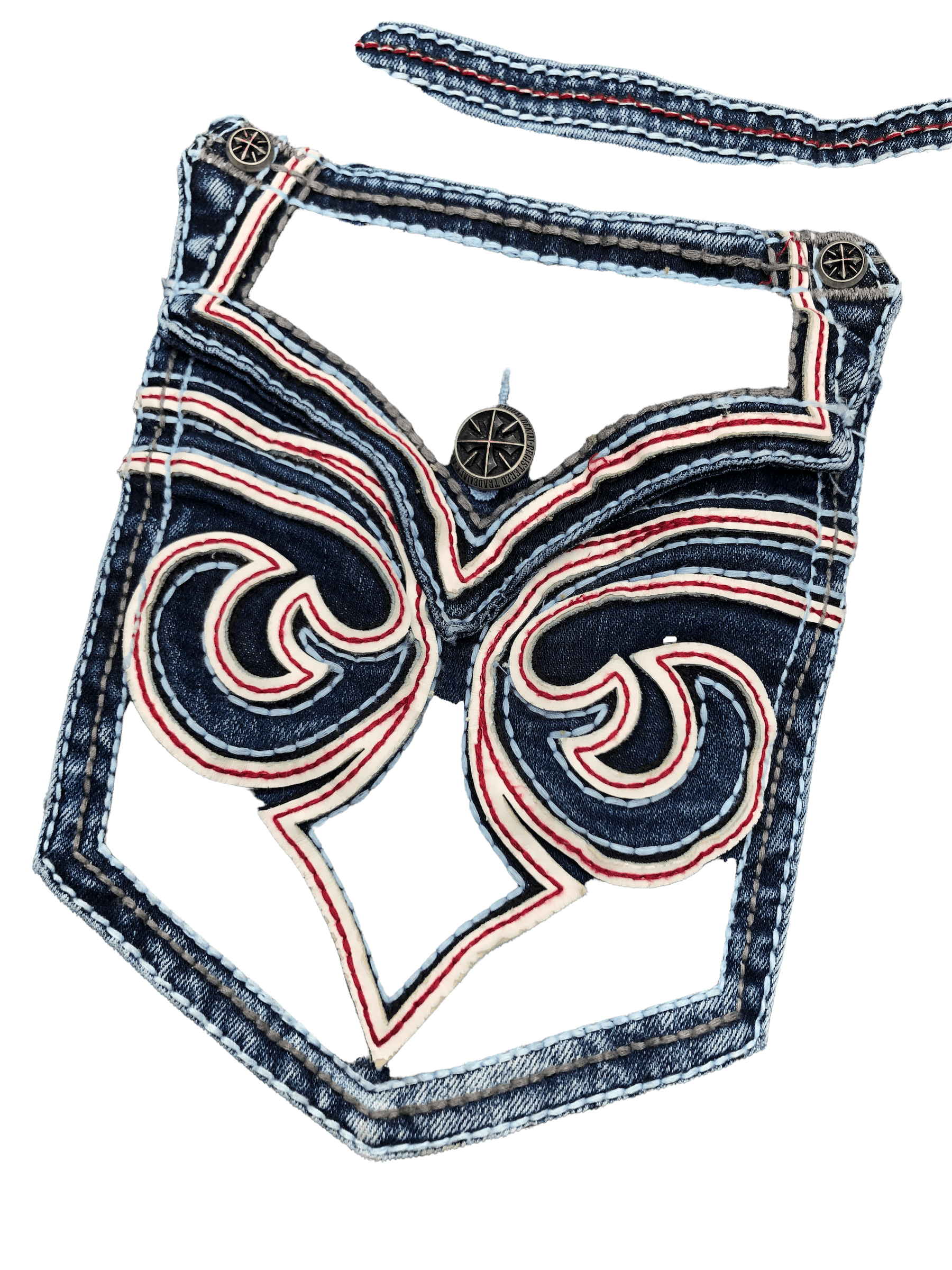 Affliction × Vintage Vintage Affliction Embroidered Jeans Size 40 RARE Size US 40 / EU 56 - 10 Thumbnail