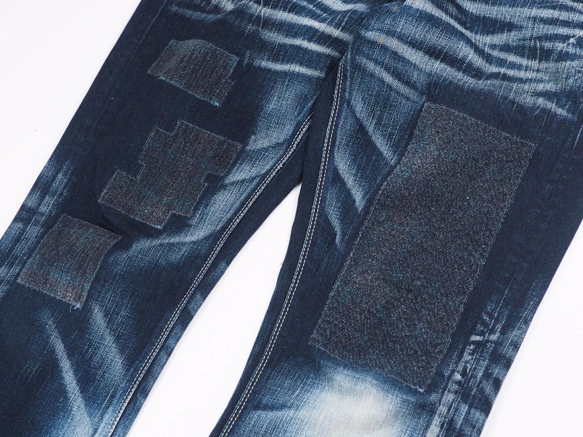 Japanese Brand × Vanquish VANQUISH Japan Archival Design Streetwear Patchwork Jeans Size US 33 - 5 Thumbnail
