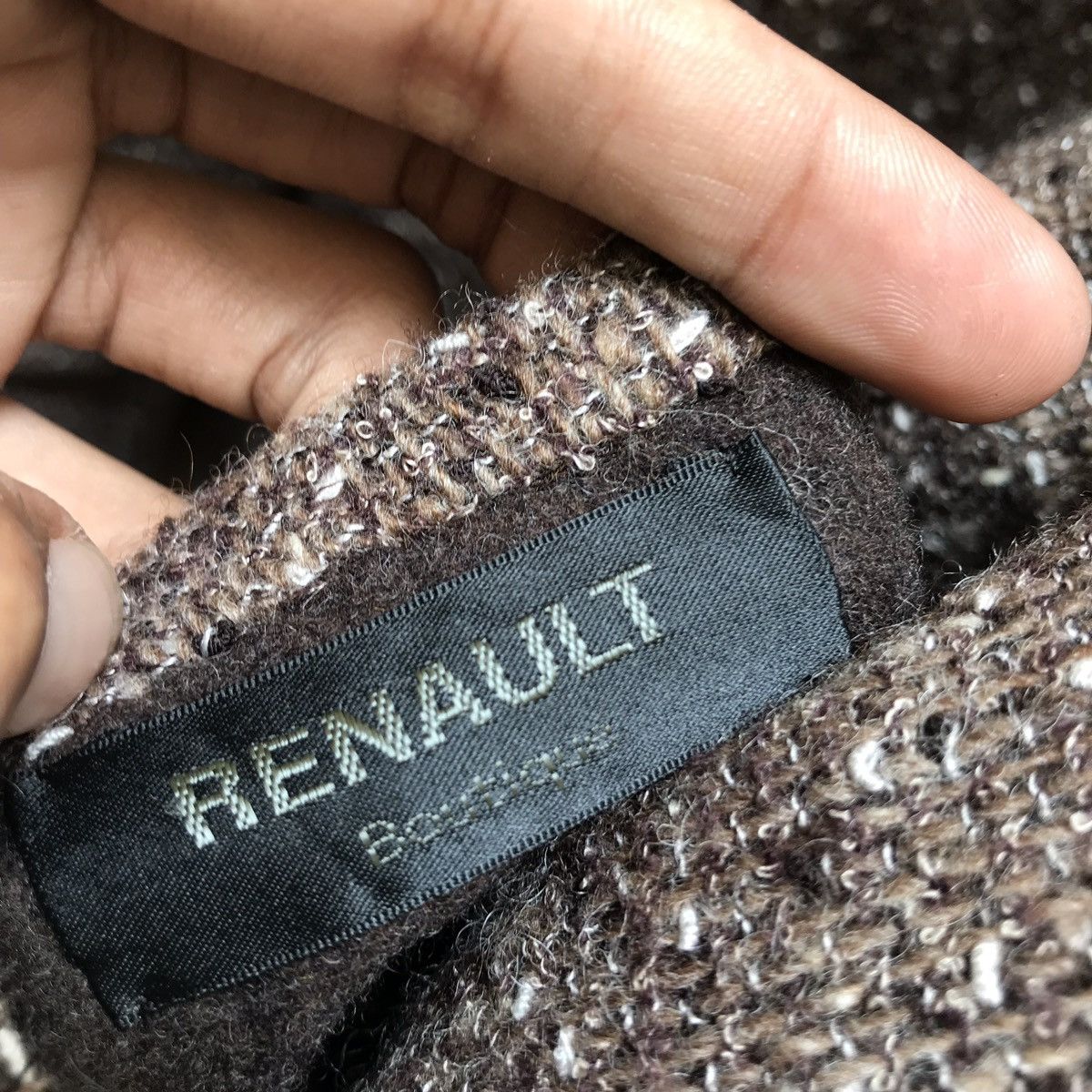 Japanese Brand 🔥FINAL DROP🔥Renault boutique reversible cashmere wool Size US L / EU 52-54 / 3 - 10 Thumbnail