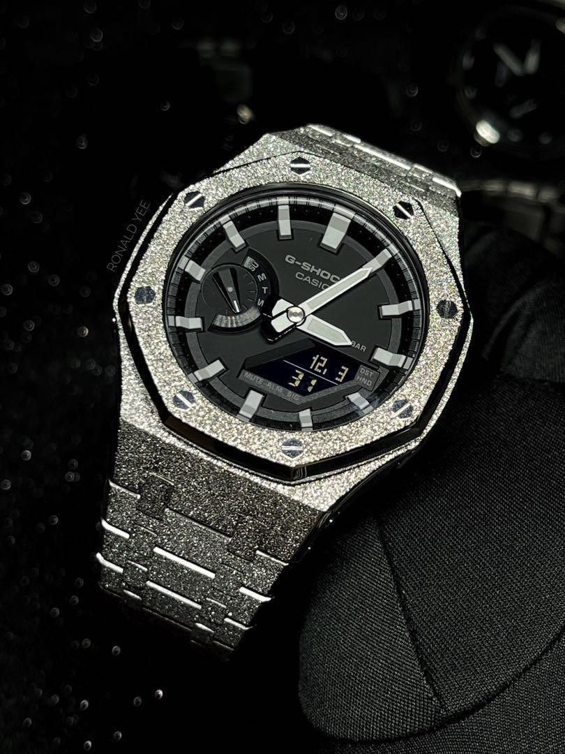 Casio G-Shock Frosted GA-2100 (Silver) Size ONE SIZE - 3 Thumbnail