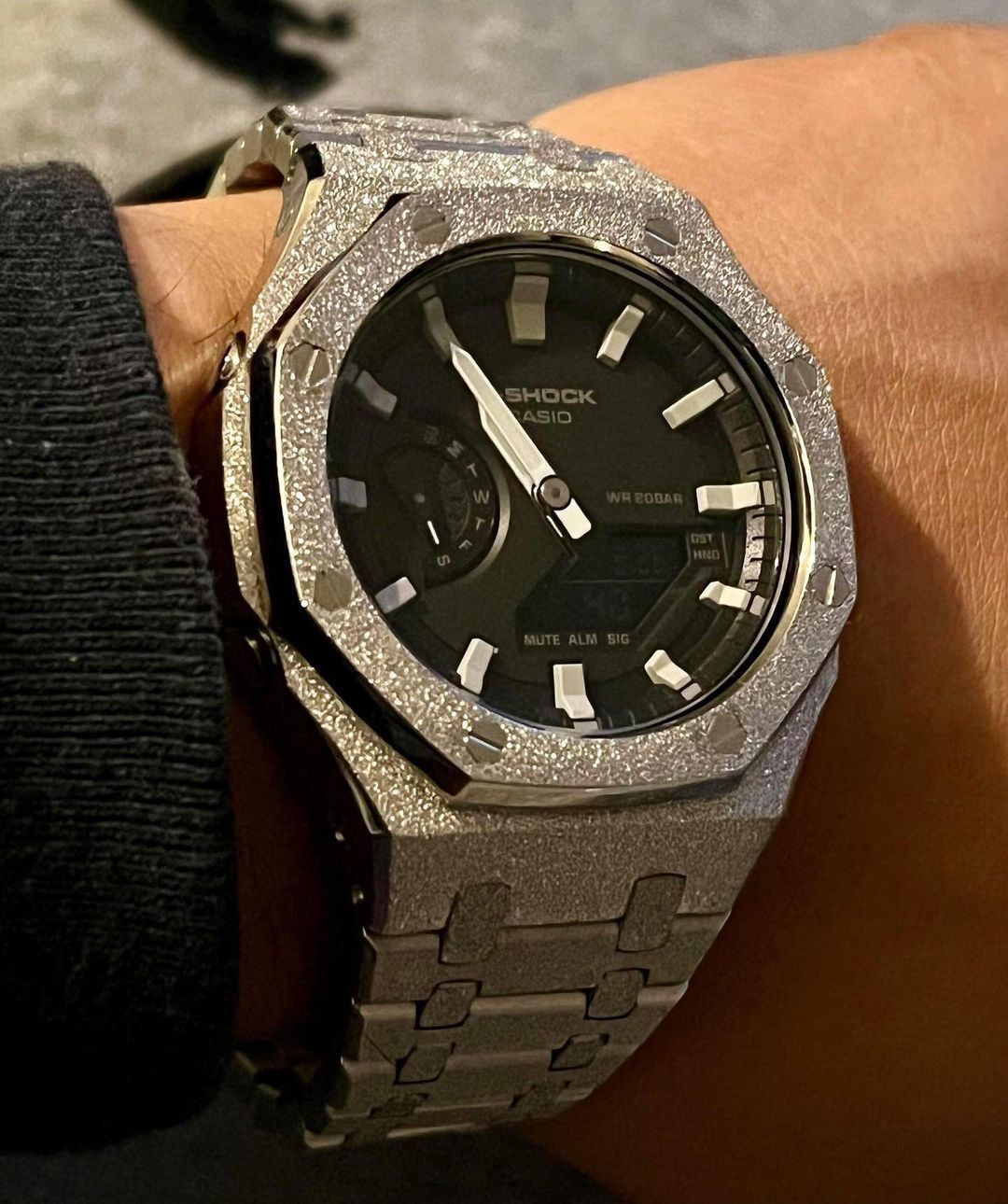 Casio G-Shock Frosted GA-2100 (Silver) Size ONE SIZE - 9 Thumbnail