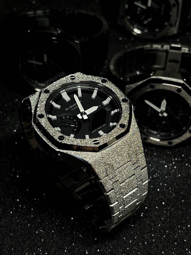 Casio G-Shock Frosted GA-2100 (Silver) Size ONE SIZE - 4 Thumbnail