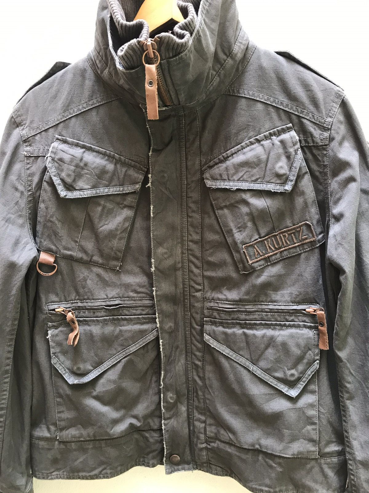 Japanese Brand A.Kurtz riot for peace military style jacket Size US S / EU 44-46 / 1 - 4 Thumbnail
