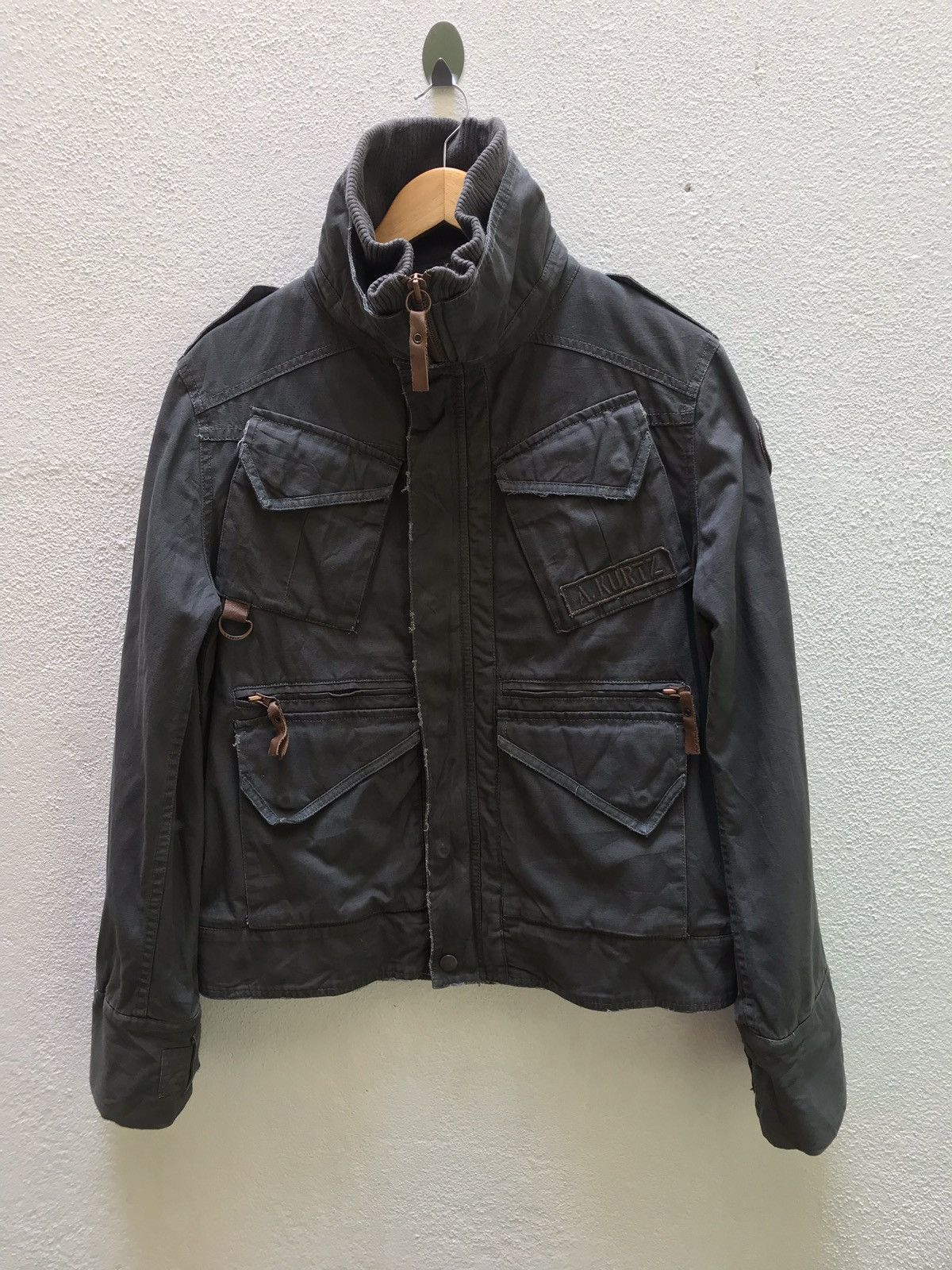 Japanese Brand A.Kurtz riot for peace military style jacket Size US S / EU 44-46 / 1 - 1 Thumbnail