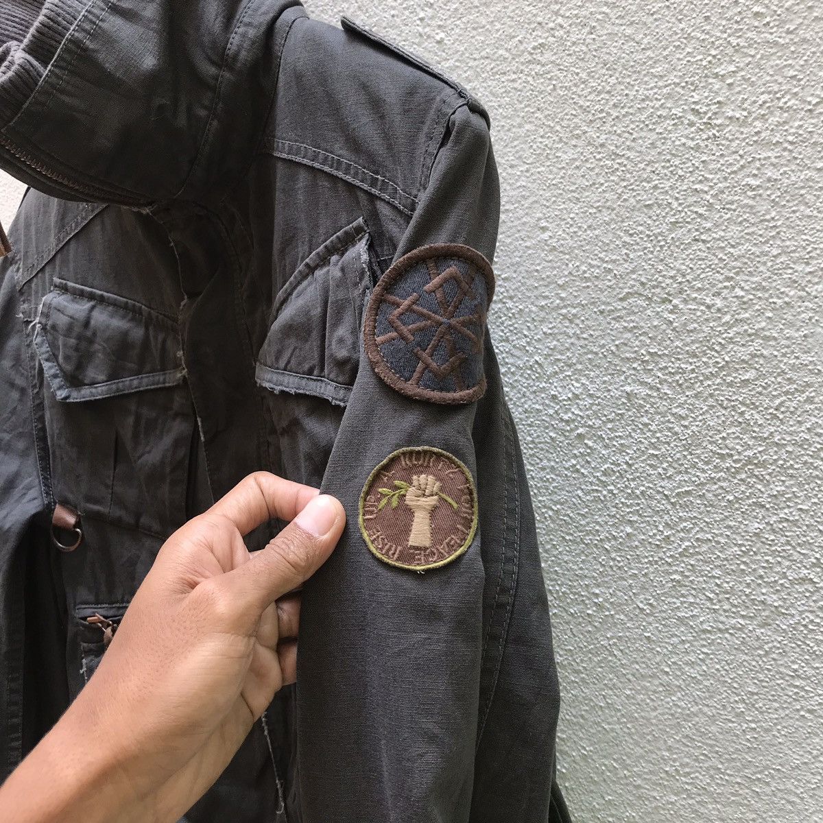Japanese Brand A.Kurtz riot for peace military style jacket Size US S / EU 44-46 / 1 - 5 Thumbnail
