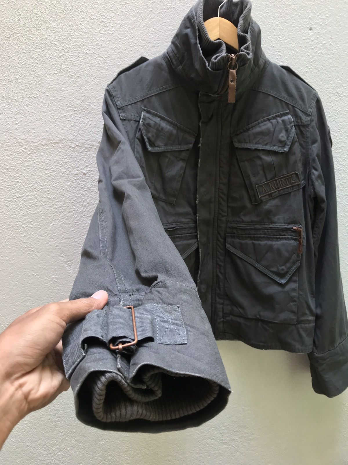 Japanese Brand A.Kurtz riot for peace military style jacket Size US S / EU 44-46 / 1 - 7 Thumbnail