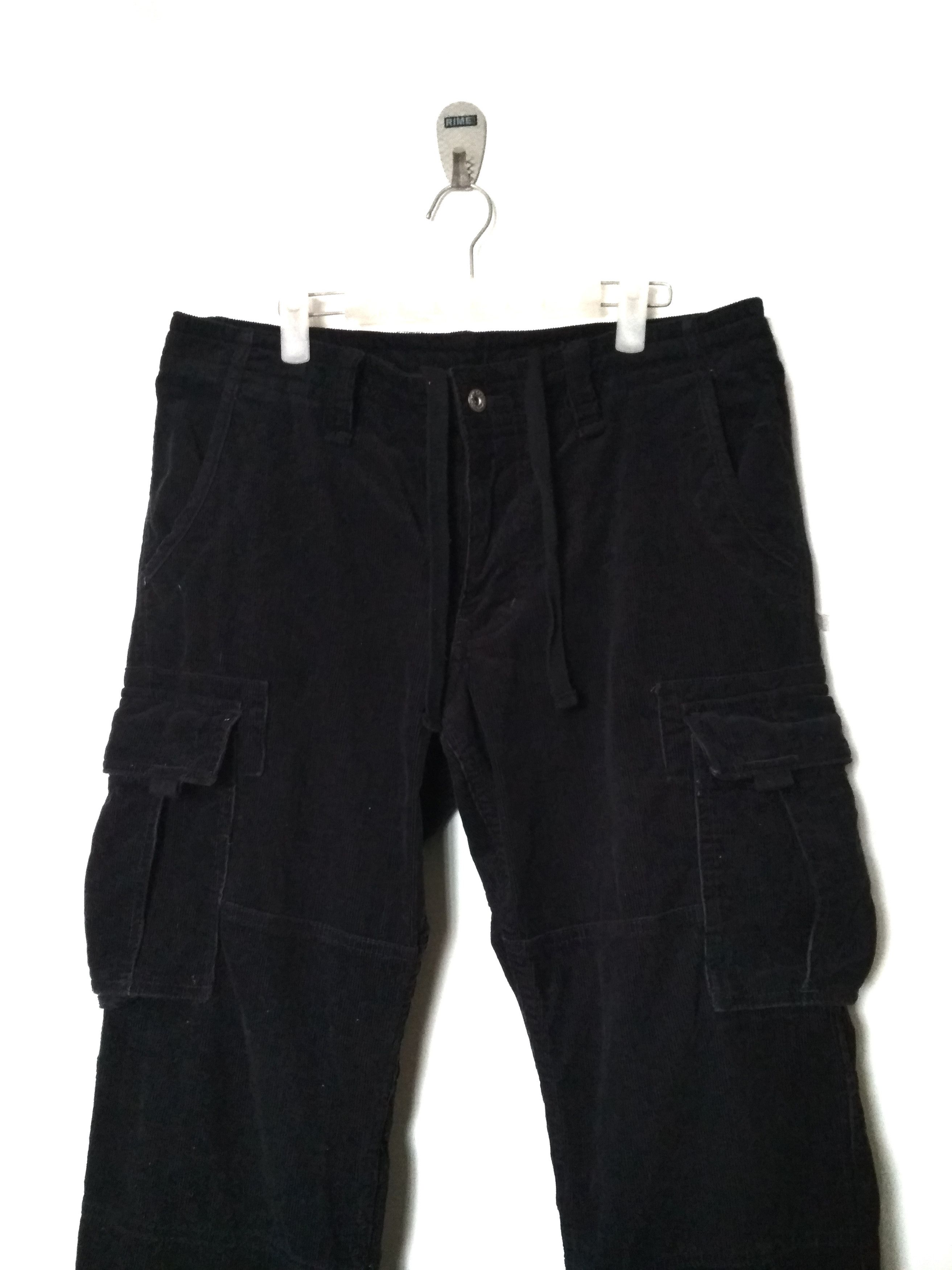 Japanese Brand × Uniqlo Uniqlo Navy Blue Corduroy Cargo Trouser Pants Size US 36 / EU 52 - 2 Thumbnail