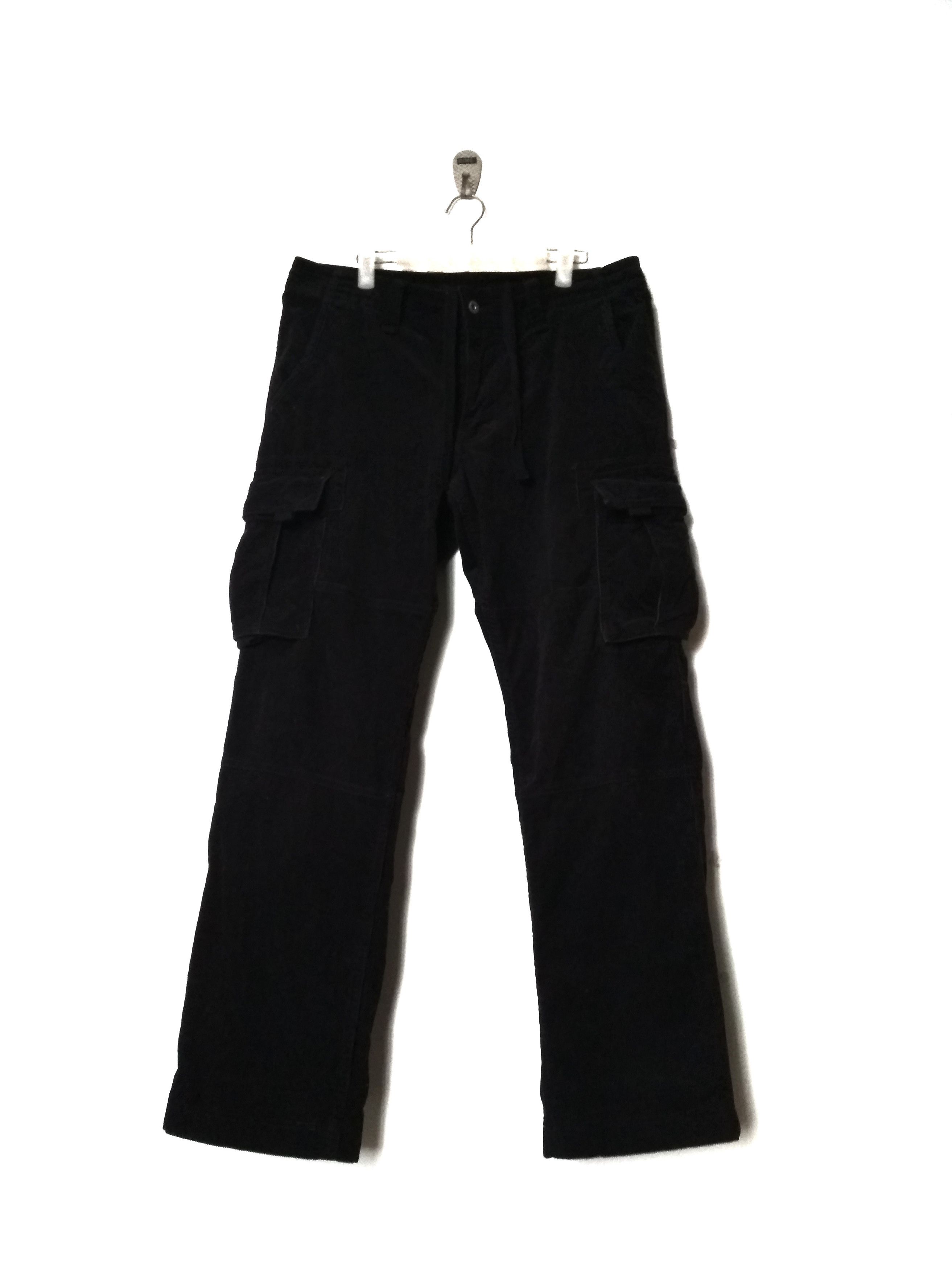 Japanese Brand × Uniqlo Uniqlo Navy Blue Corduroy Cargo Trouser Pants Size US 36 / EU 52 - 1 Thumbnail