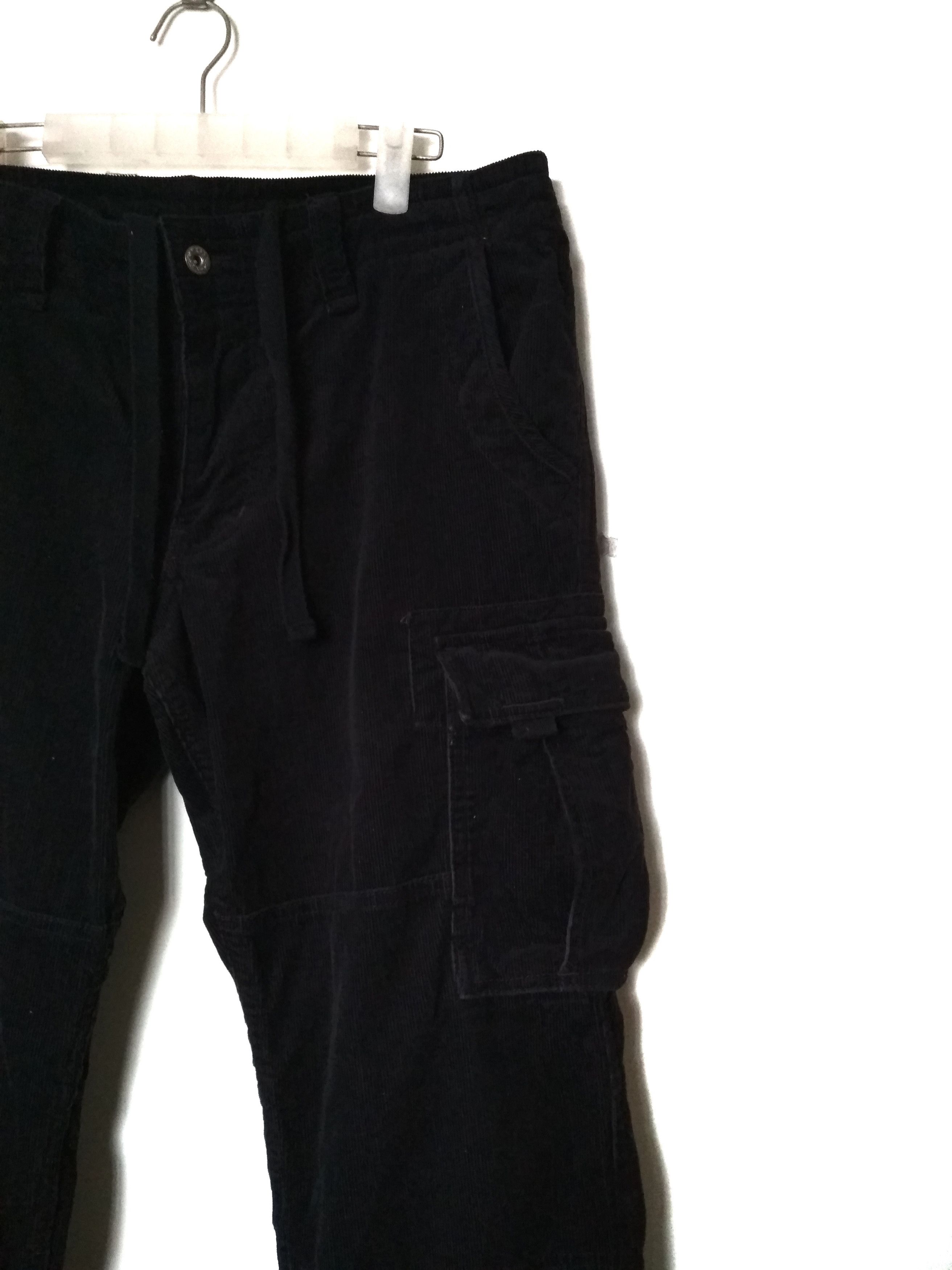 Japanese Brand × Uniqlo Uniqlo Navy Blue Corduroy Cargo Trouser Pants Size US 36 / EU 52 - 6 Thumbnail