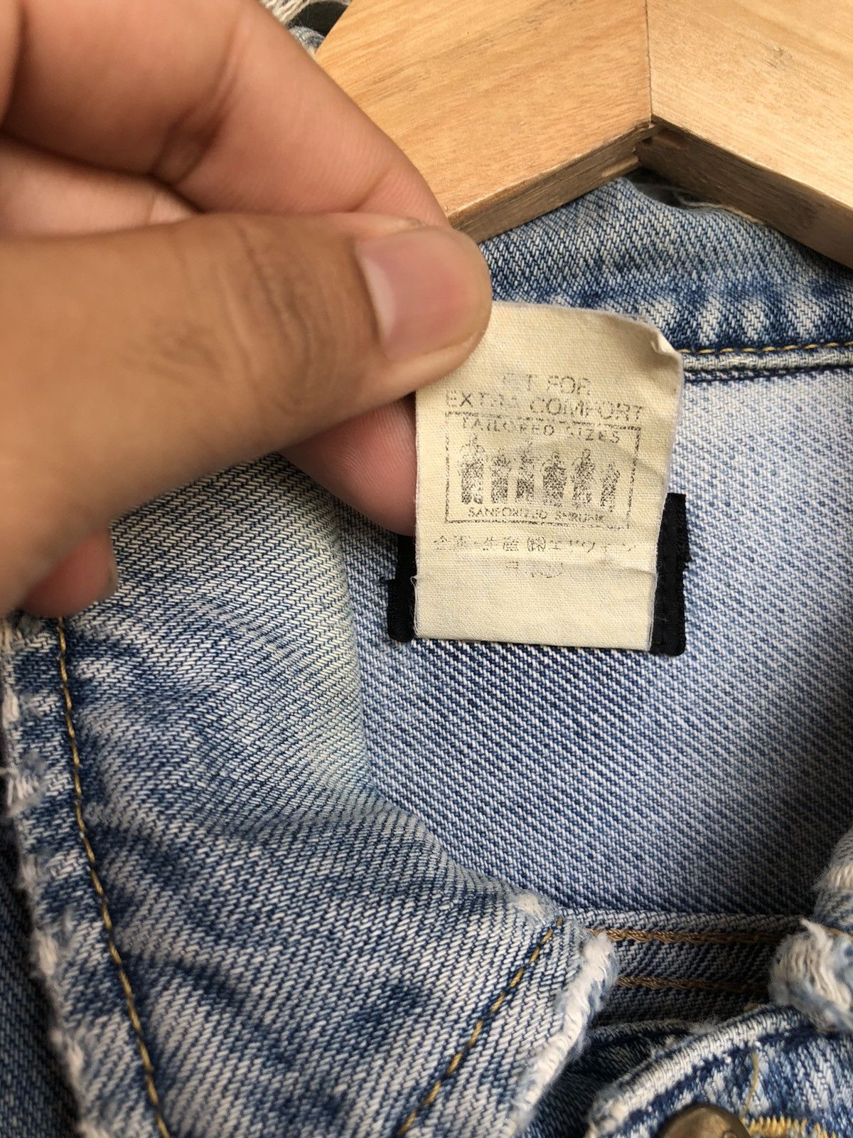 Lee Vintage 80s Lee Raider Distressed Denim Trucker Jackets Size US M / EU 48-50 / 2 - 14 Thumbnail