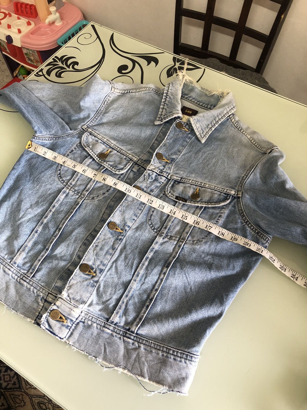 Lee Vintage 80s Lee Raider Distressed Denim Trucker Jackets Size US M / EU 48-50 / 2 - 22 Thumbnail
