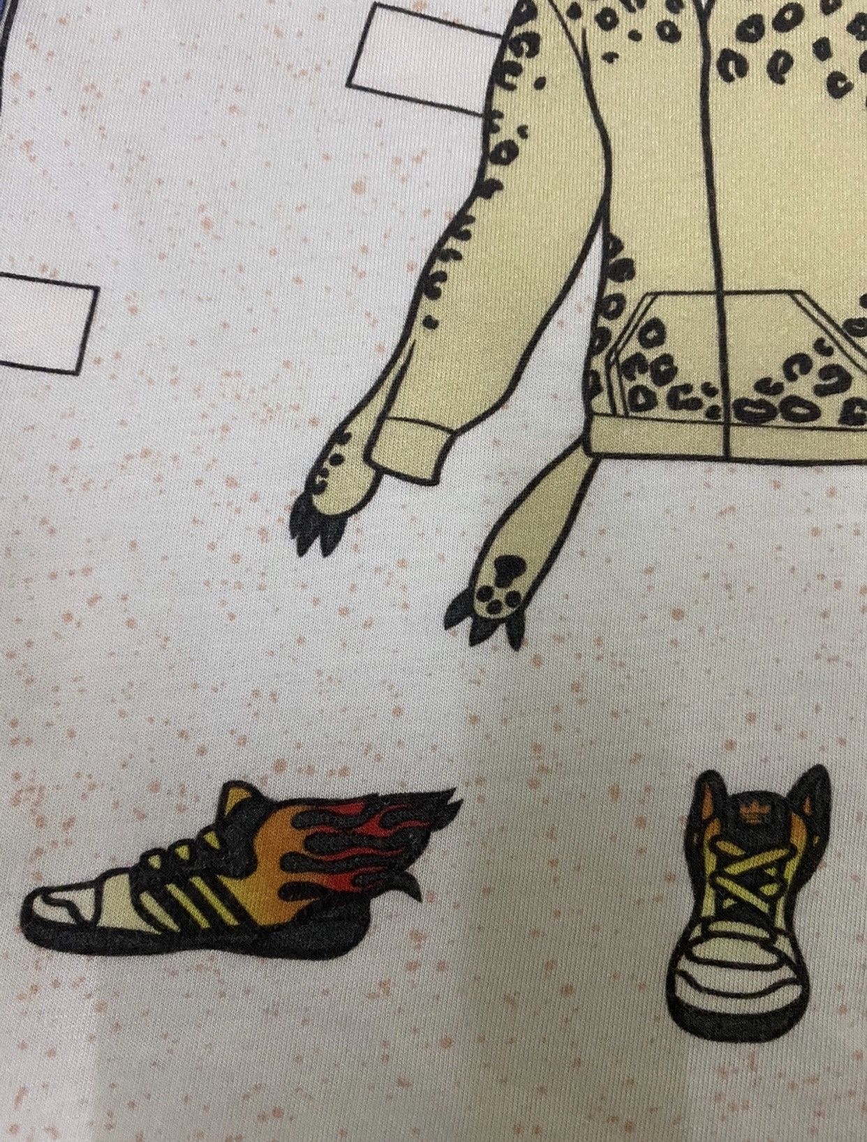 Adidas × Designer × Jeremy Scott adidas Jeremy Scott Big Paper-Doll Graphic Tee Shirt Size US XL / EU 56 / 4 - 7 Thumbnail