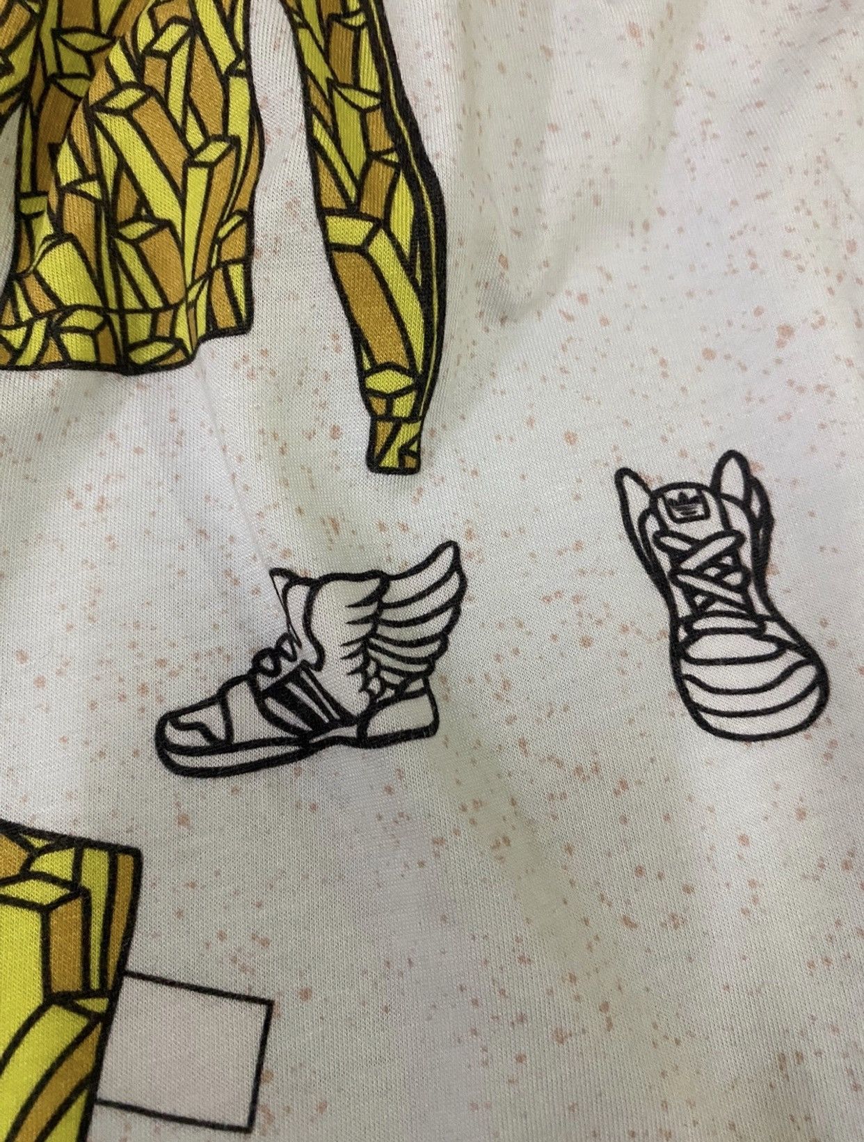 Adidas × Designer × Jeremy Scott adidas Jeremy Scott Big Paper-Doll Graphic Tee Shirt Size US XL / EU 56 / 4 - 6 Thumbnail