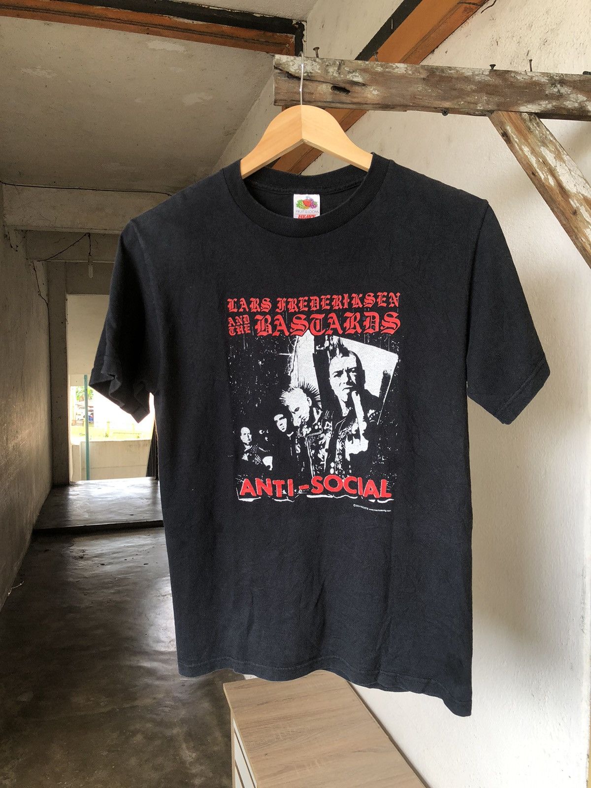 Band Tees Vintage Heavy Metal The Bastards Band Anti Social Tees Size US S / EU 44-46 / 1 - 2 Thumbnail