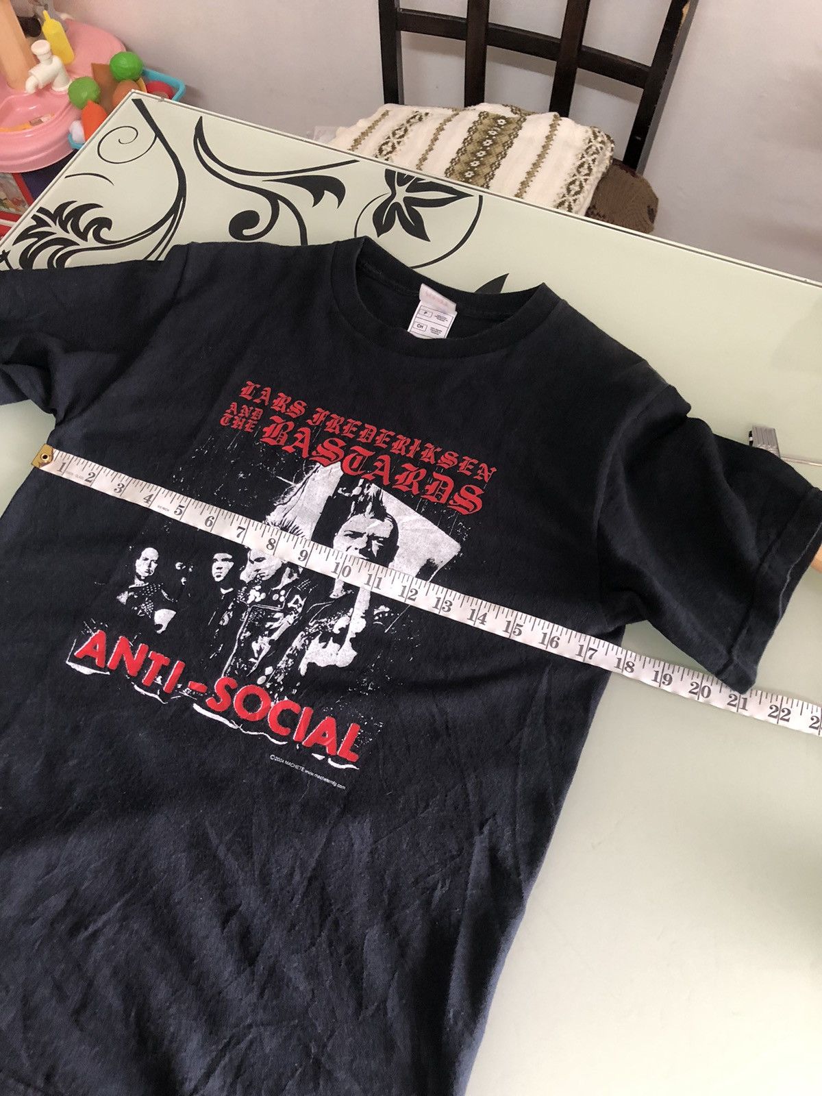 Band Tees Vintage Heavy Metal The Bastards Band Anti Social Tees Size US S / EU 44-46 / 1 - 13 Thumbnail