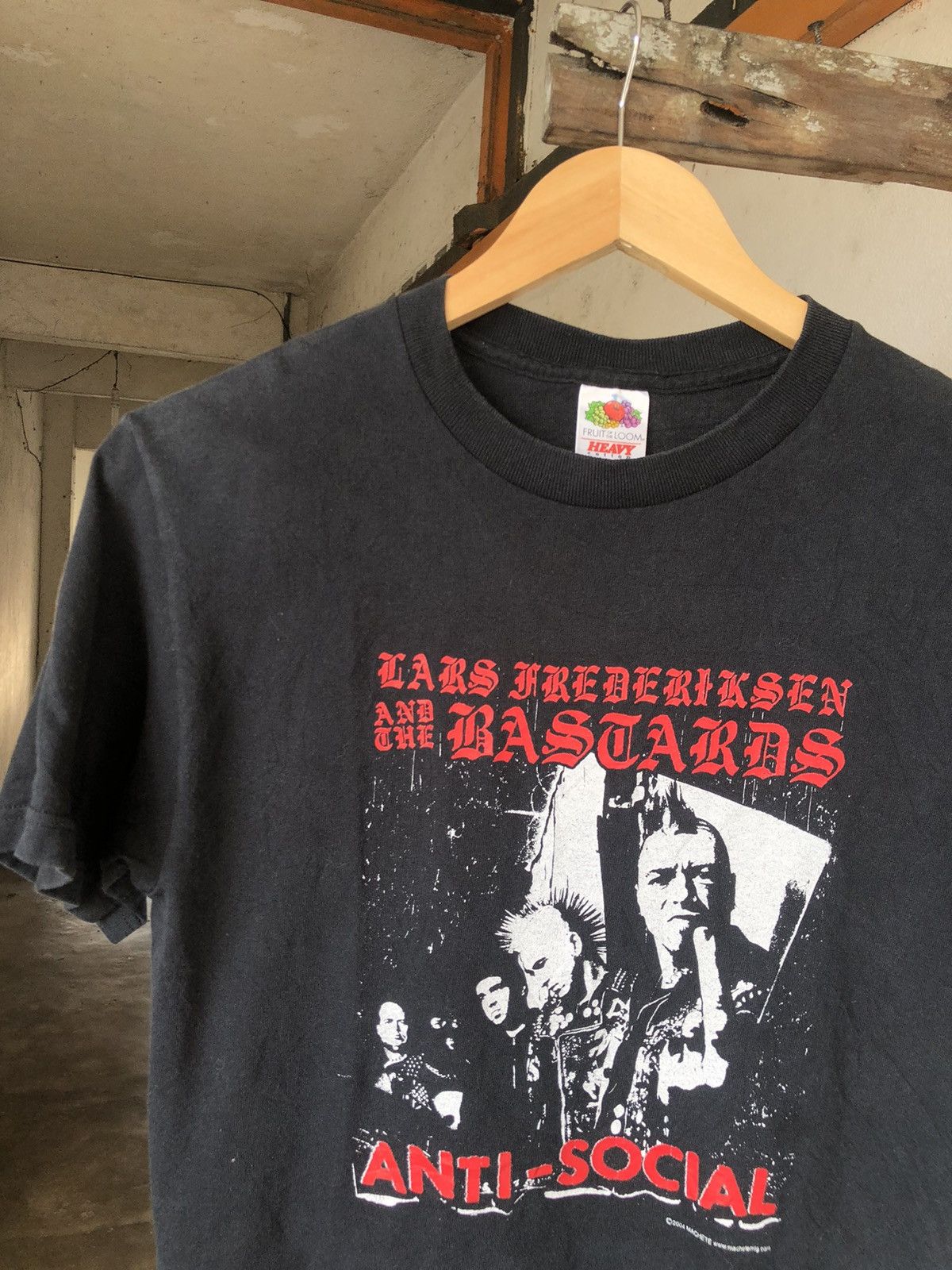 Band Tees Vintage Heavy Metal The Bastards Band Anti Social Tees Size US S / EU 44-46 / 1 - 6 Thumbnail