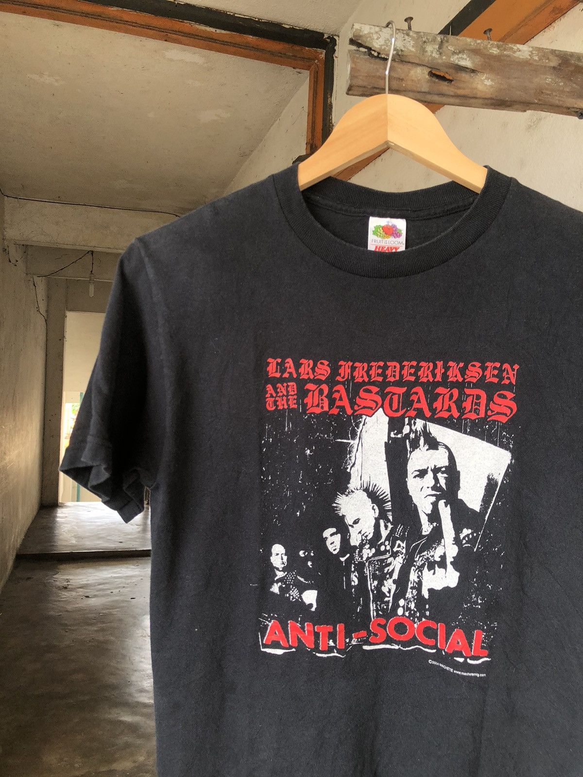 Band Tees Vintage Heavy Metal The Bastards Band Anti Social Tees Size US S / EU 44-46 / 1 - 5 Thumbnail