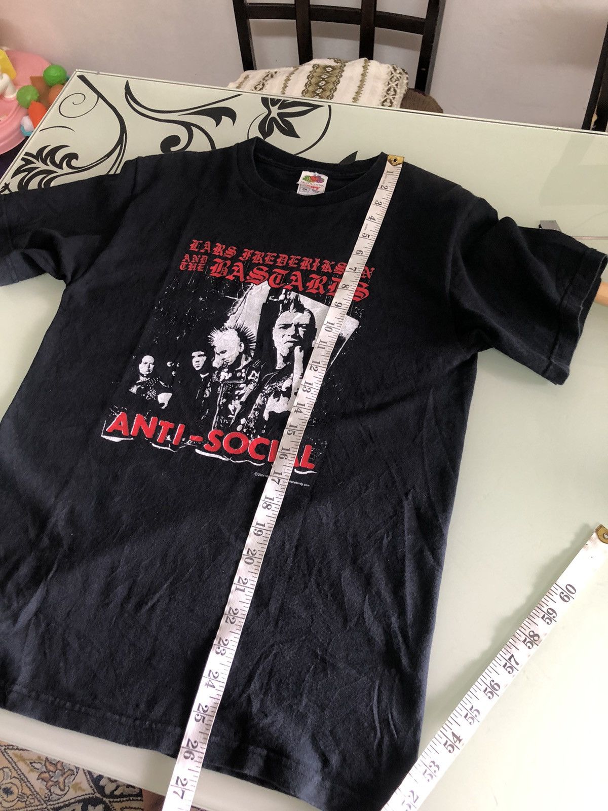 Band Tees Vintage Heavy Metal The Bastards Band Anti Social Tees Size US S / EU 44-46 / 1 - 14 Thumbnail