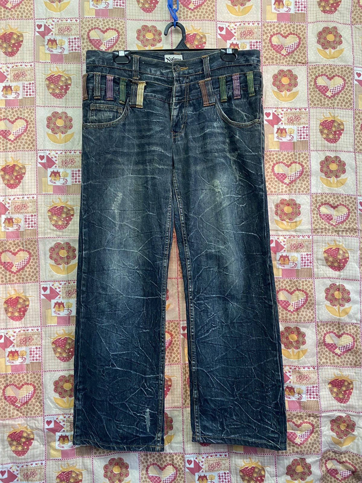 Hysteric Glamour × If Six Was Nine × Japanese Brand Japan Nylaus Clawmark Loose Denim Jeans @22 Size US 34 / EU 50 - 1 Thumbnail