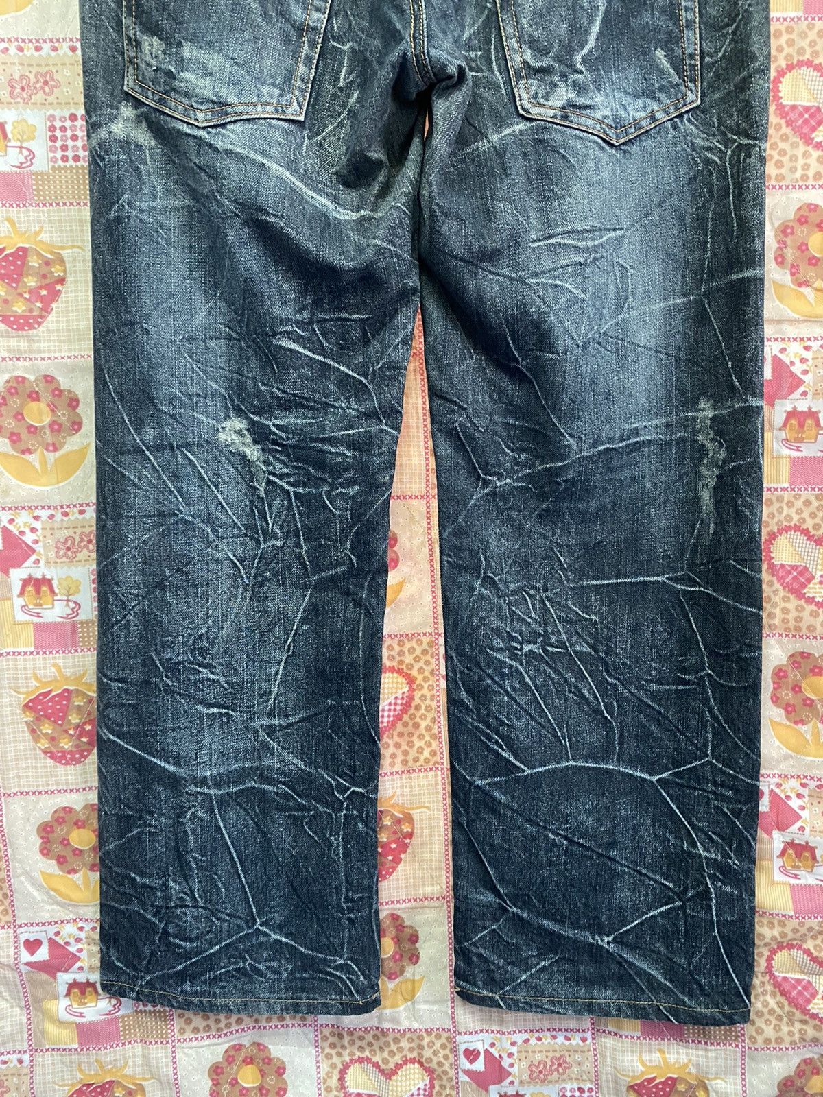 Hysteric Glamour × If Six Was Nine × Japanese Brand Japan Nylaus Clawmark Loose Denim Jeans @22 Size US 34 / EU 50 - 5 Thumbnail