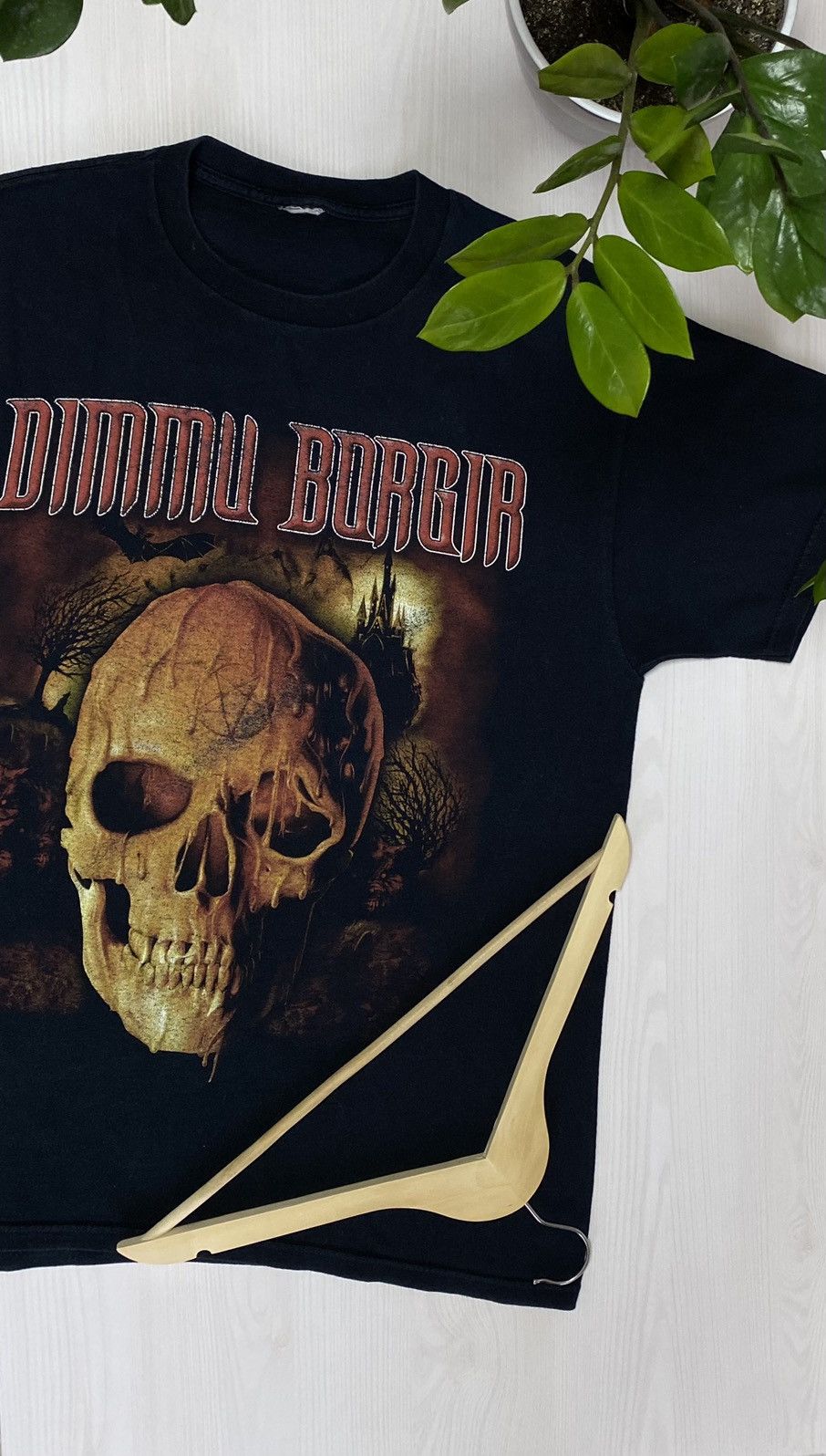 Band Tees × Vintage Vintage Dimmu Borgir t-shirt 1990s Black metal like mayhem Size US L / EU 52-54 / 3 - 1 Thumbnail