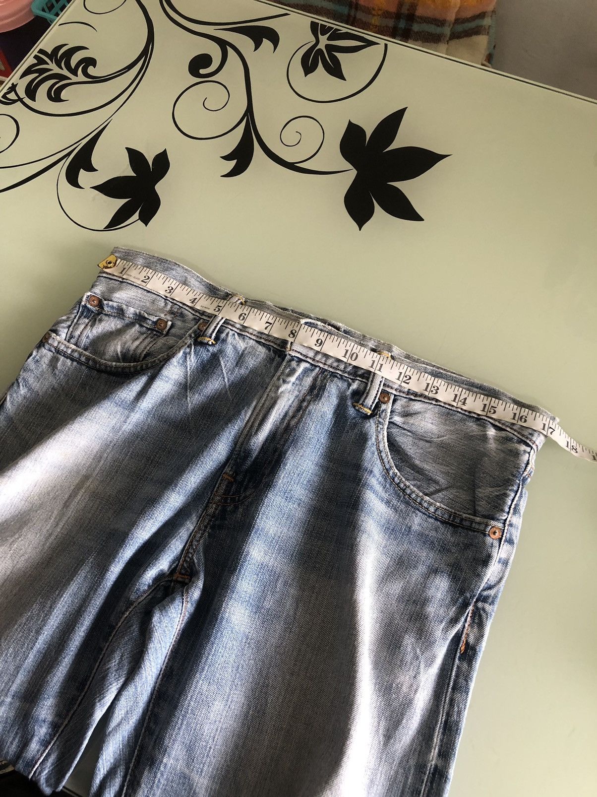 Levi's Vintage Levis 502 Distressed Denim Jeans Size US 33 - 19 Thumbnail