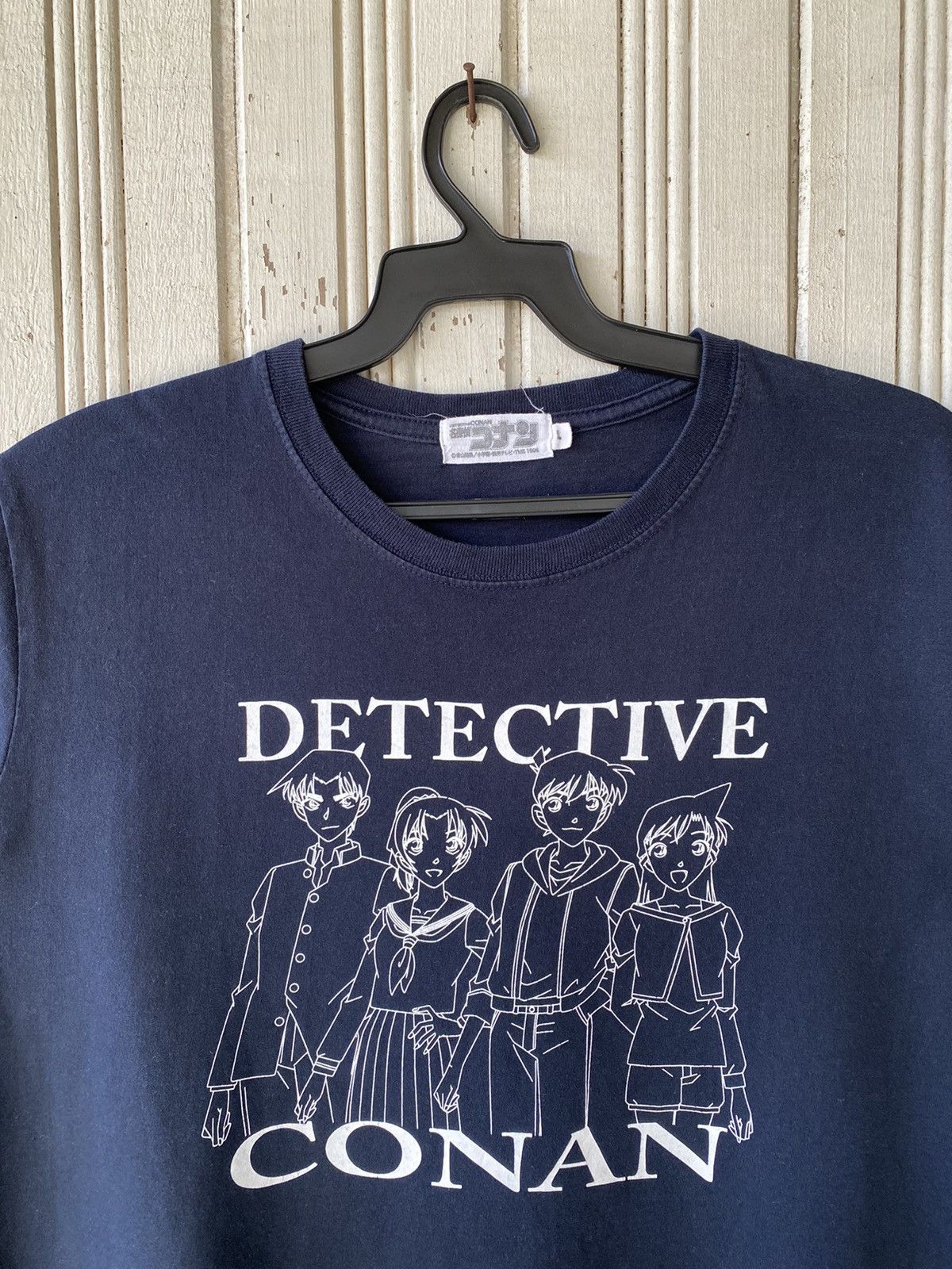 Vintage Vintage 90s Anime Detective Conan T-shirt Size US M / EU 48-50 / 2 - 3 Thumbnail