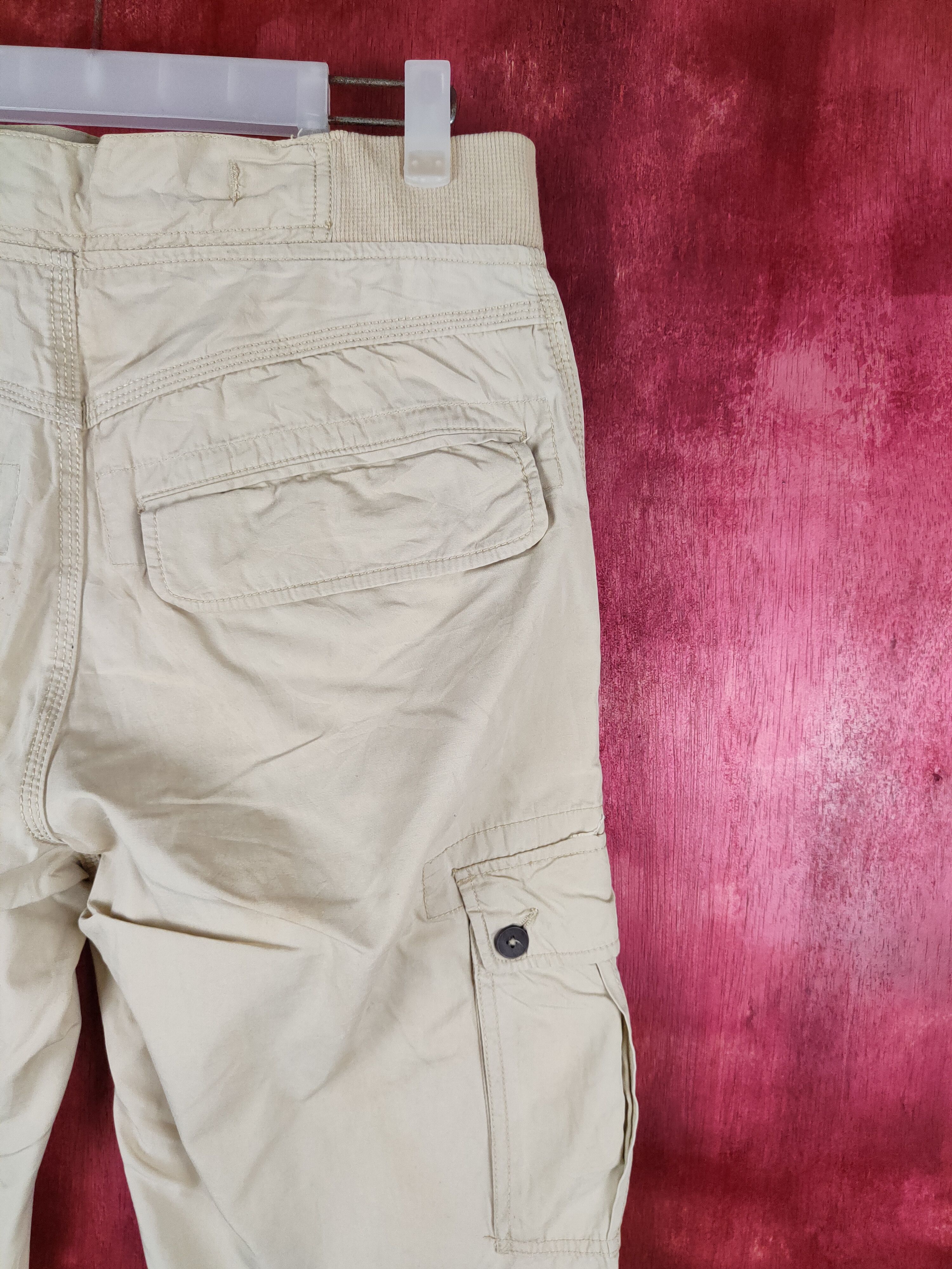 Japanese Brand Back Numbers-Plant Paradise Brown Cropped Pants #244B Size US 30 / EU 46 - 10 Thumbnail