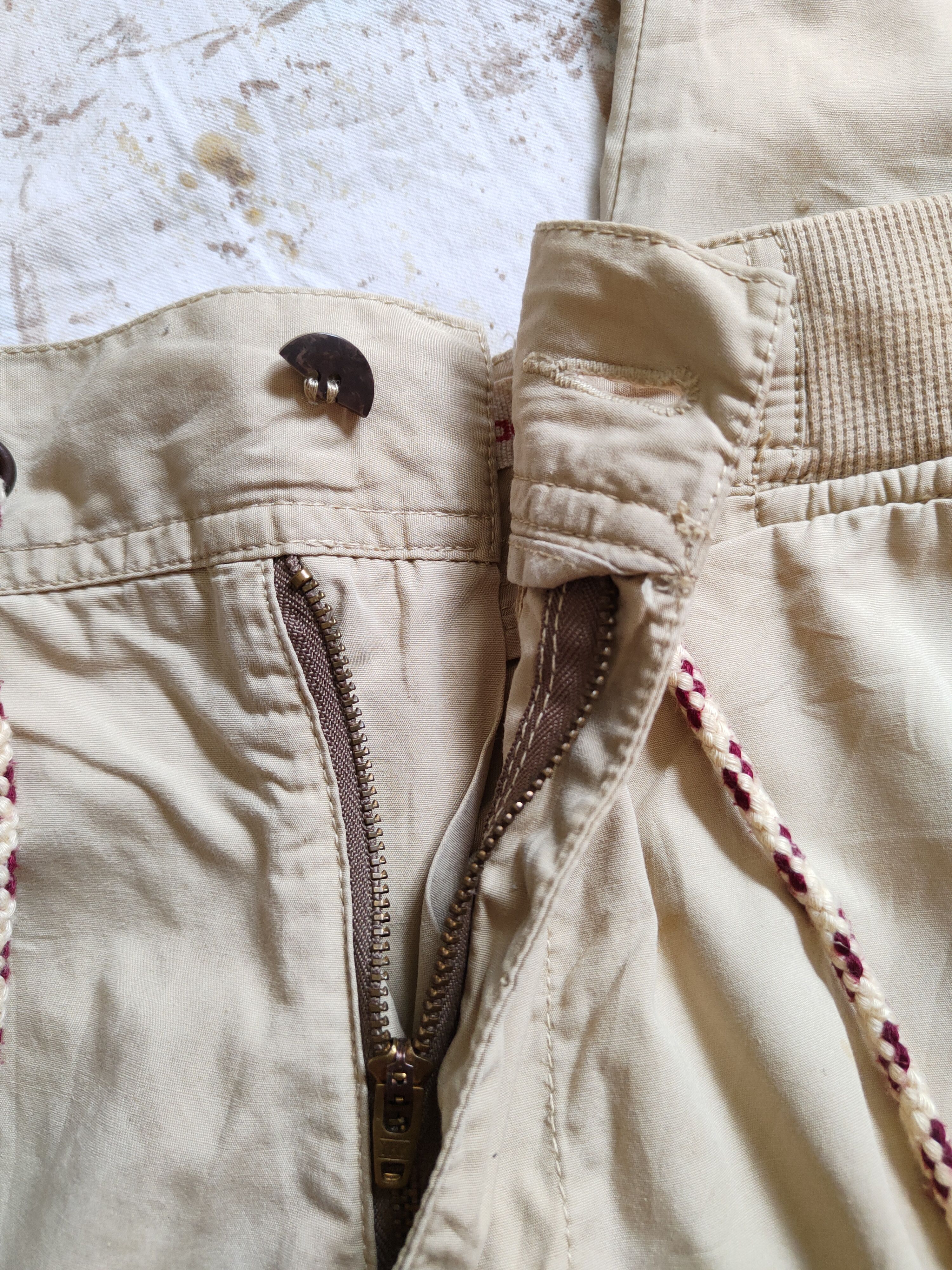 Japanese Brand Back Numbers-Plant Paradise Brown Cropped Pants #244B Size US 30 / EU 46 - 12 Thumbnail