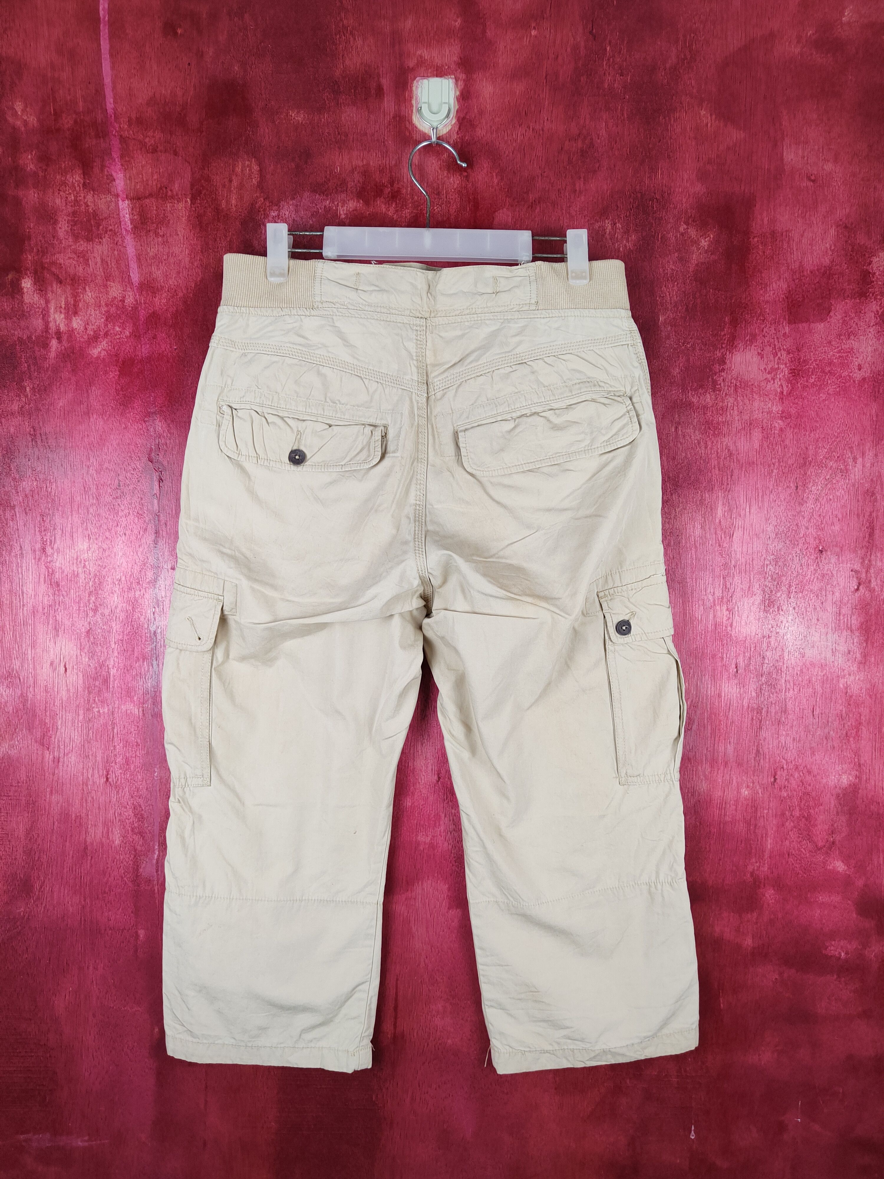 Japanese Brand Back Numbers-Plant Paradise Brown Cropped Pants #244B Size US 30 / EU 46 - 7 Thumbnail