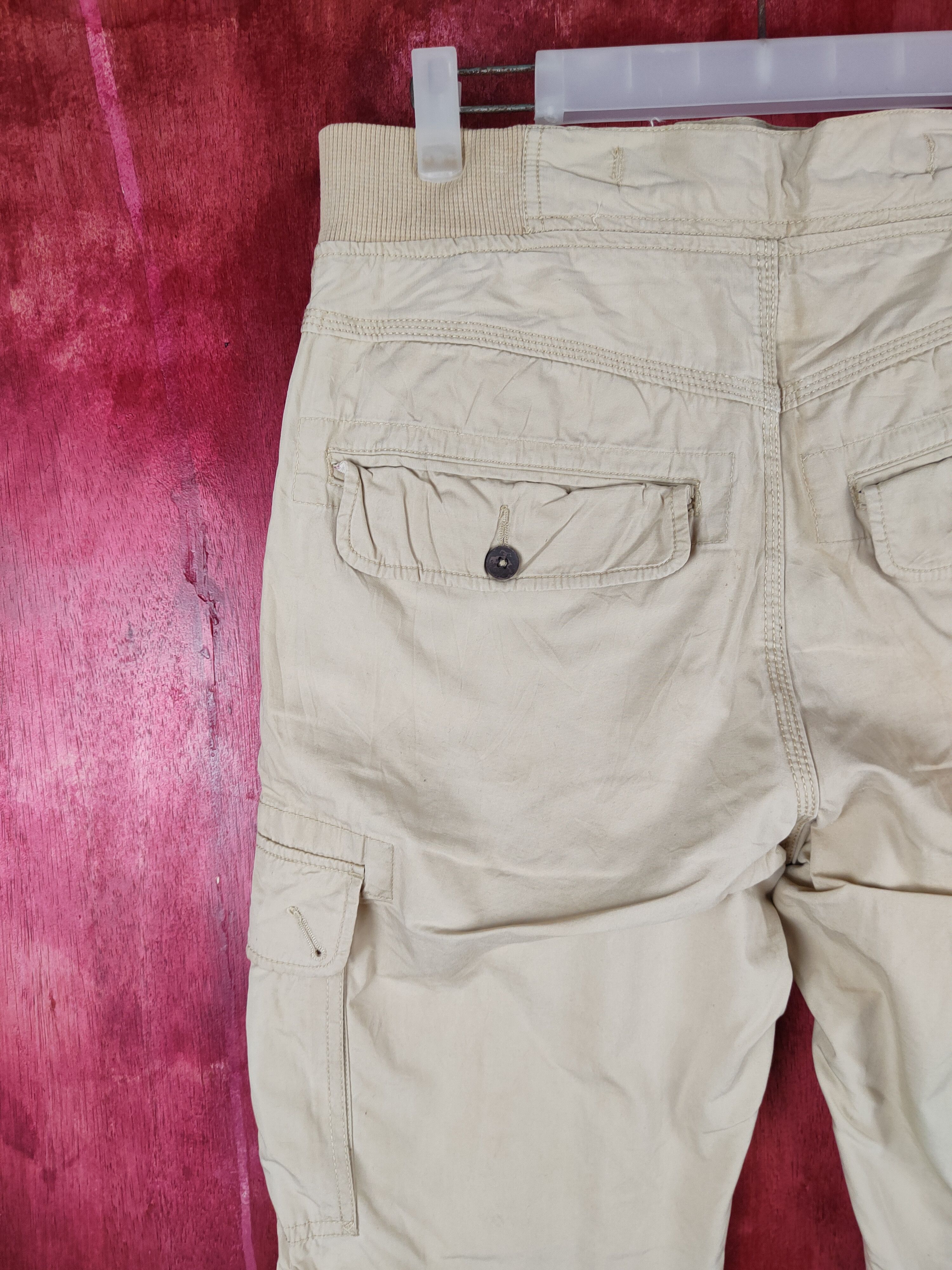 Japanese Brand Back Numbers-Plant Paradise Brown Cropped Pants #244B Size US 30 / EU 46 - 8 Thumbnail