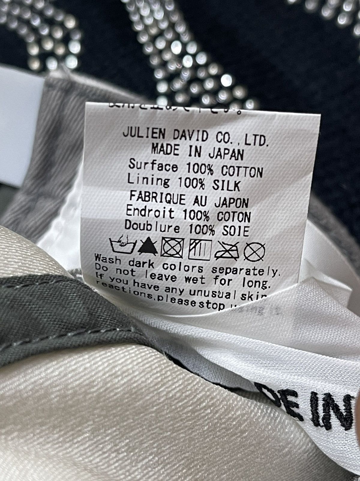 JULIEN DAVID Julien David Abstract Logo Snapback Silk Lining Cap Size ONE SIZE - 7 Thumbnail