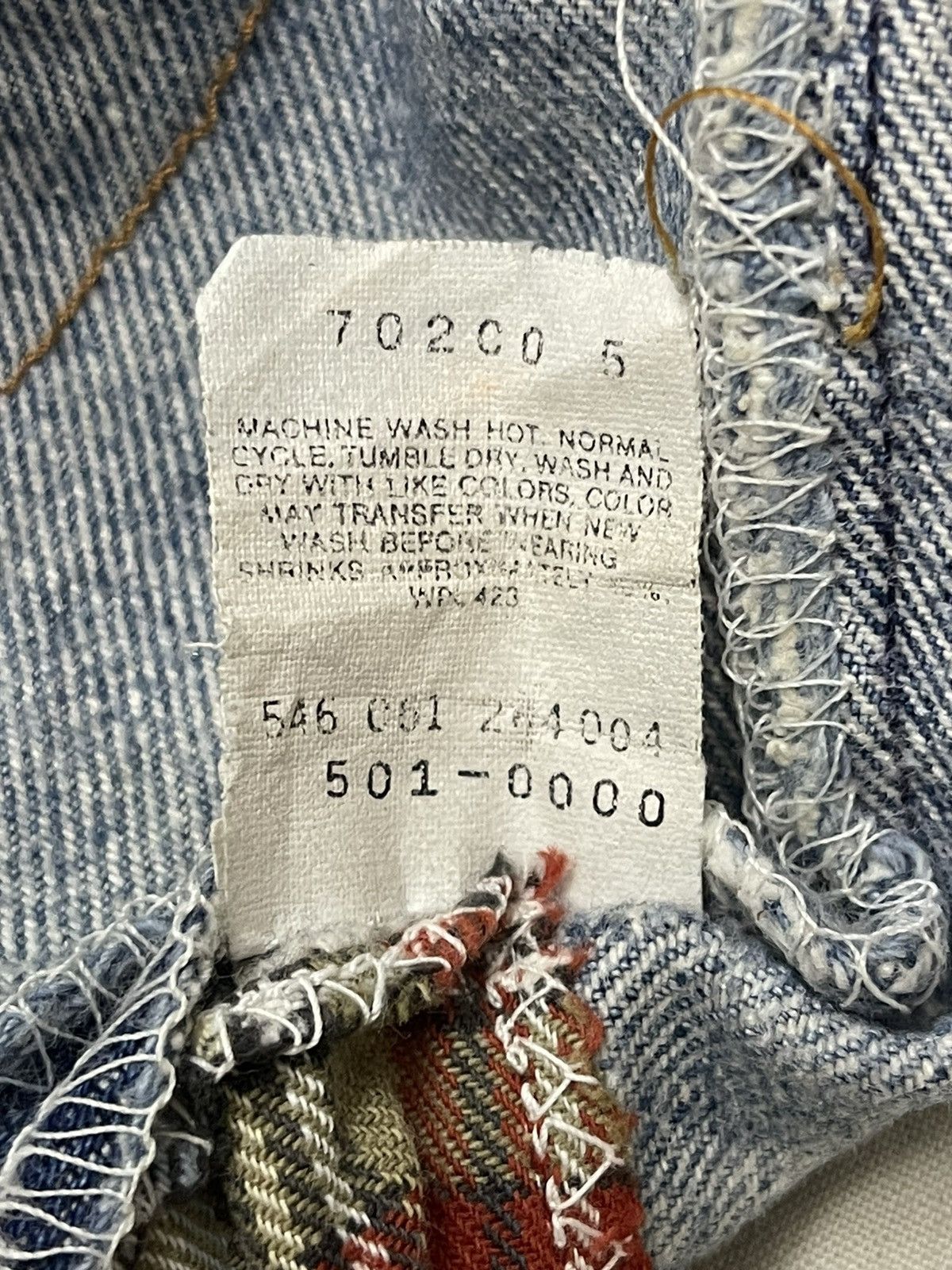 Levi's Vintage Clothing Vintage Levis Ripped Distressed Denim Size US 33 - 11 Thumbnail